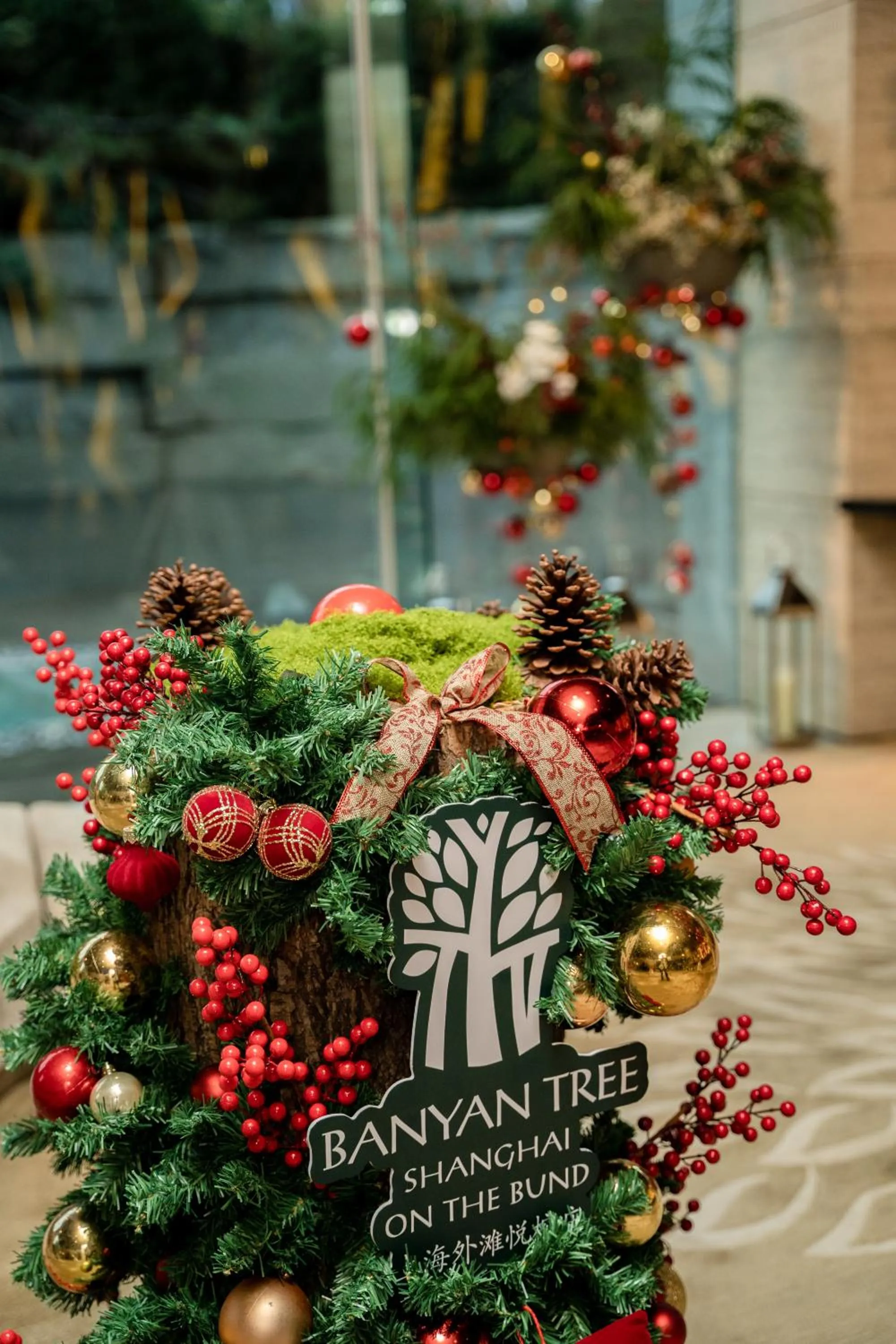 Decorative detail in Banyantree Shanghai On the Bund - Tales rooftop bar boasts a jaw-dropping panoramic vista