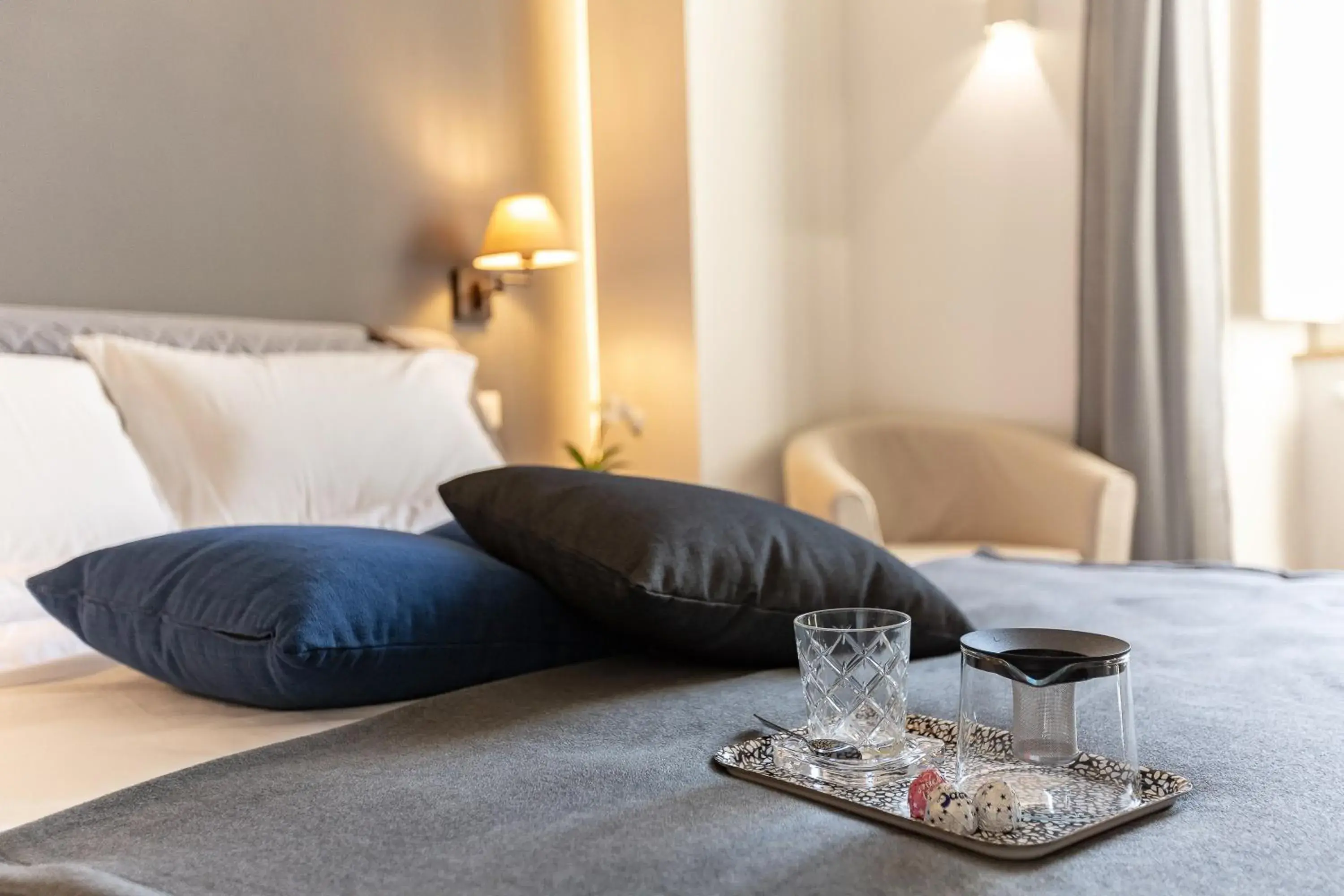 Bed in Lombardia40 Luxury Suites Bed in Lombardia40 Luxury Suites