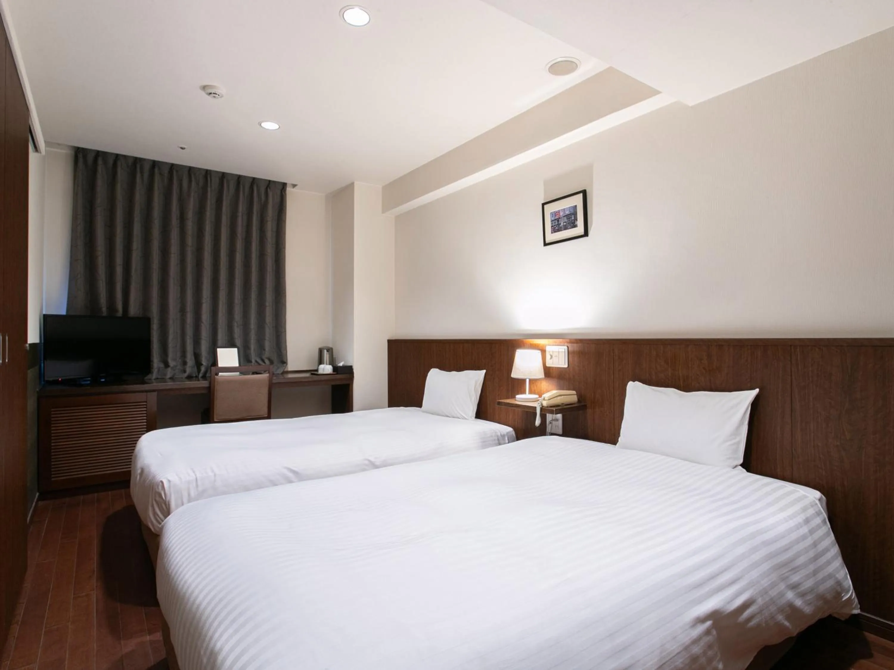 Photo of the whole room, Bed in Sutton Hotel Hakata City