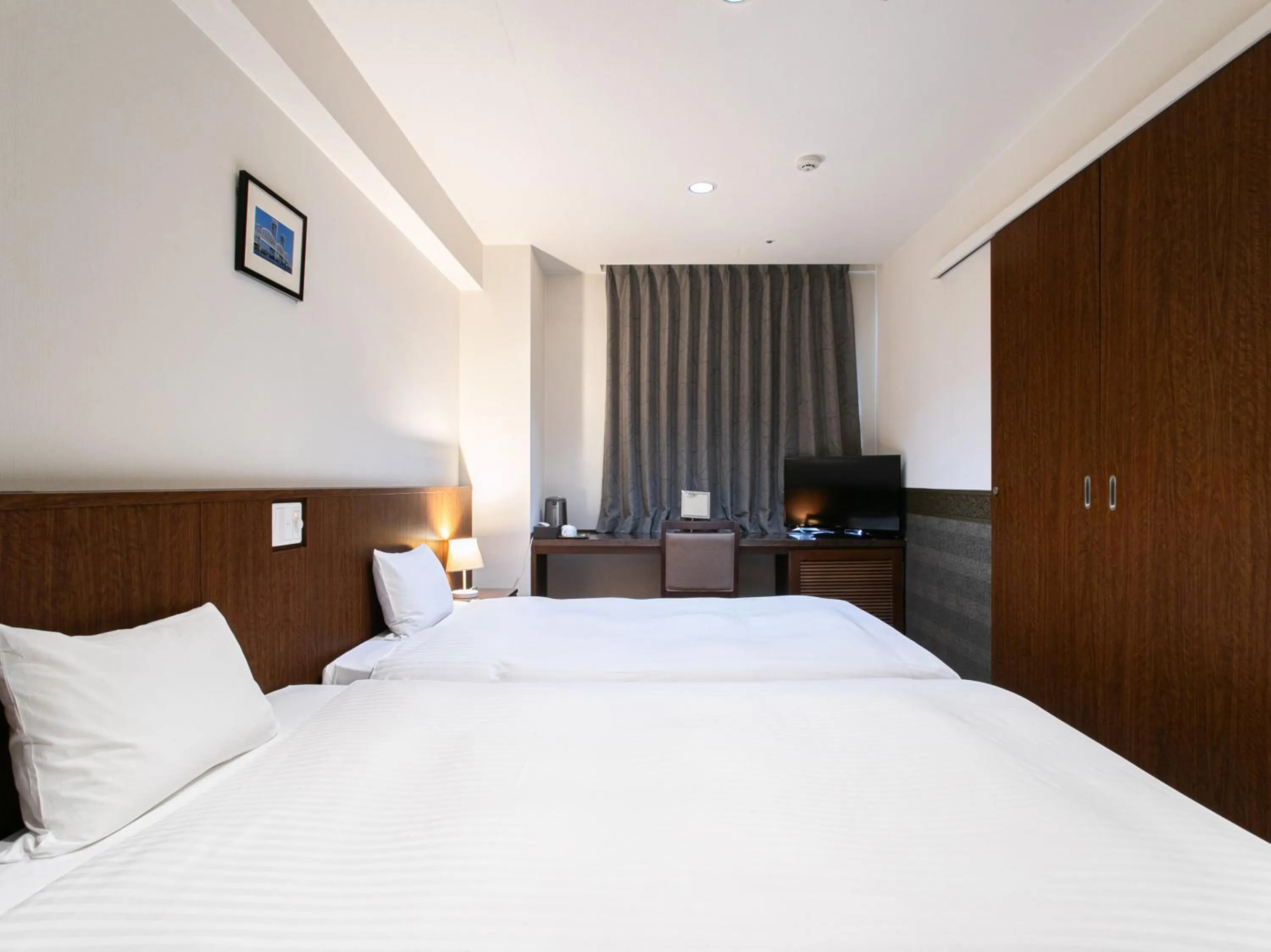 Photo of the whole room, Bed in Sutton Hotel Hakata City