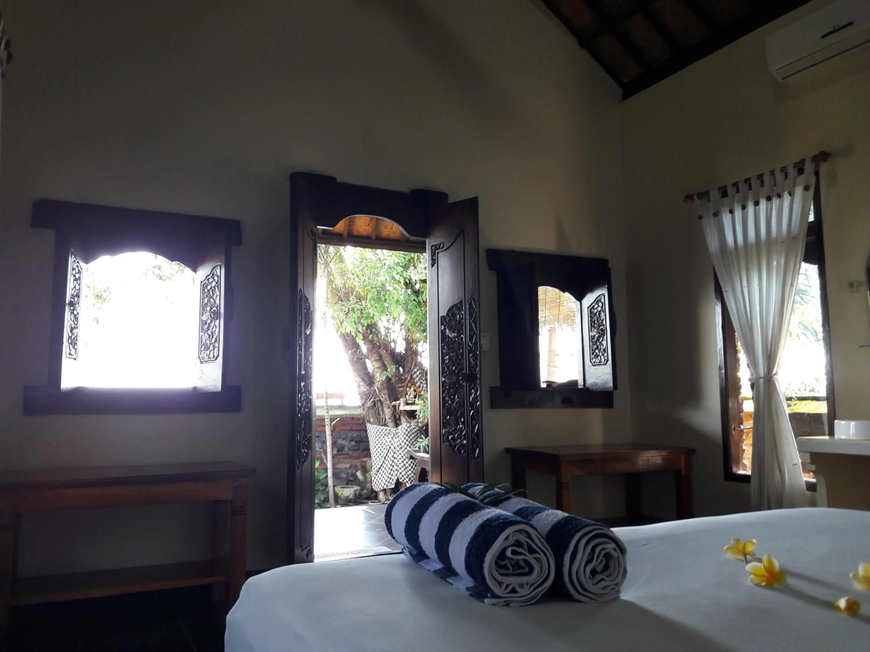 Bedroom, Bed in Bulih Beach Bungalows
