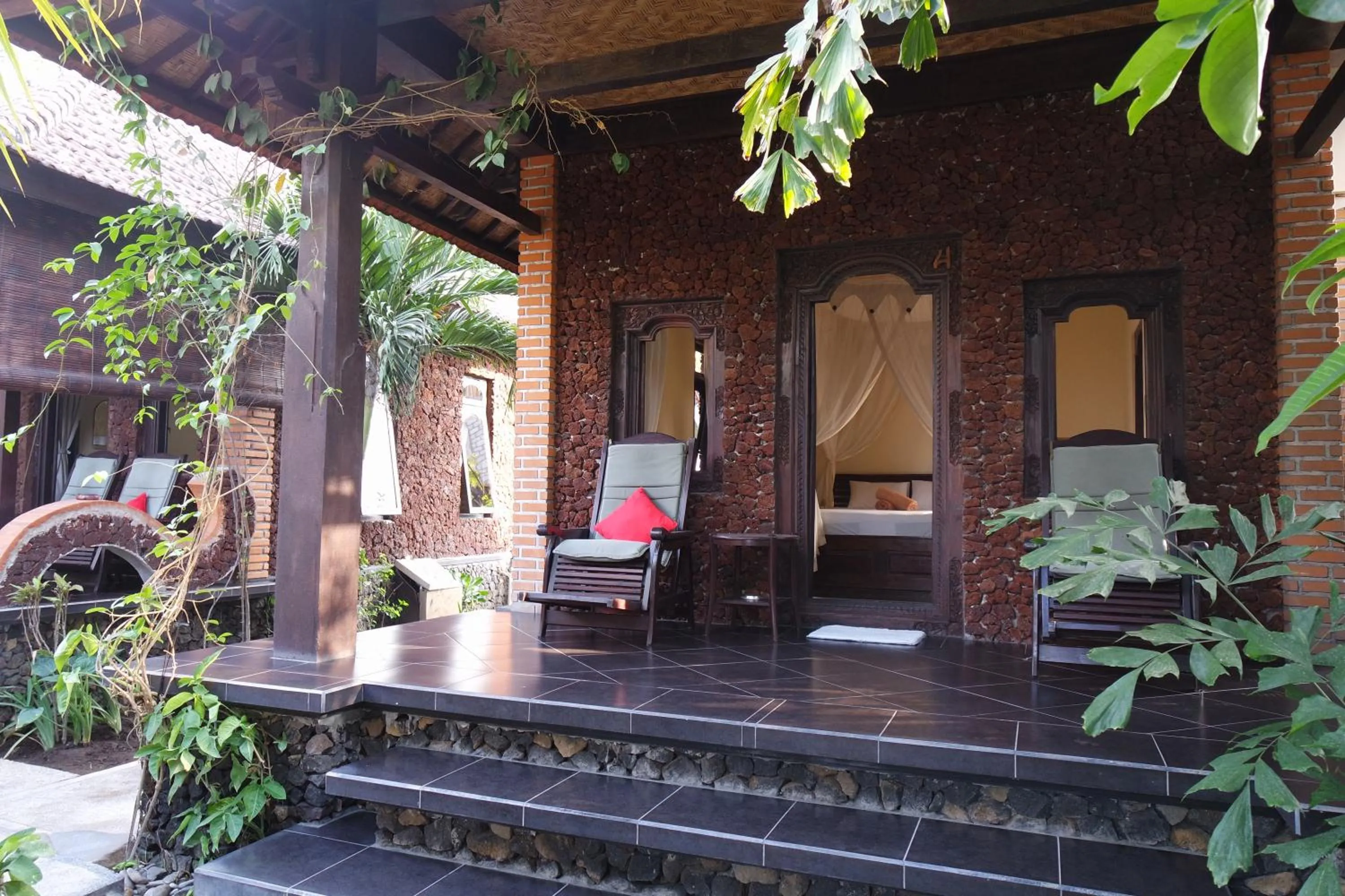 Balcony/Terrace in Bulih Beach Bungalows