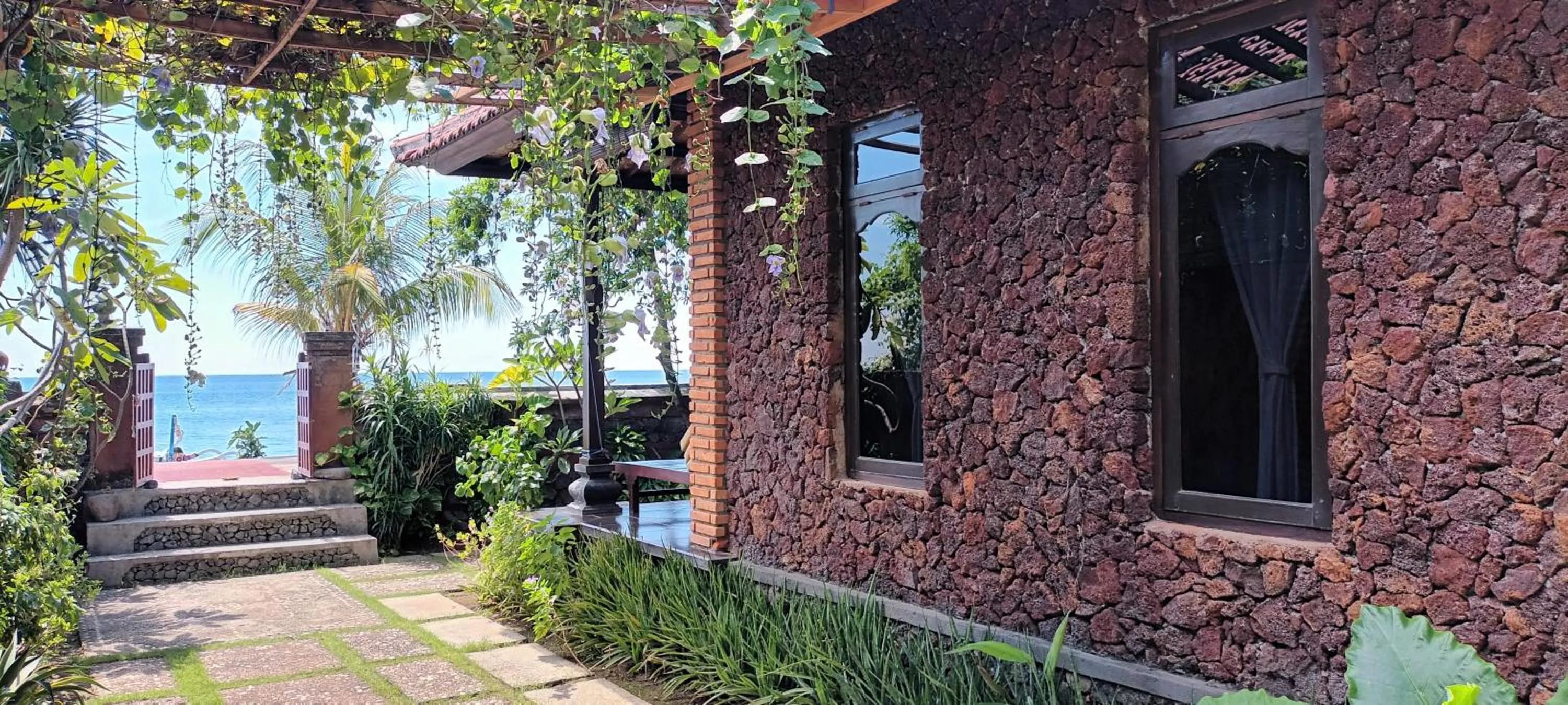 Balcony/Terrace in Bulih Beach Bungalows