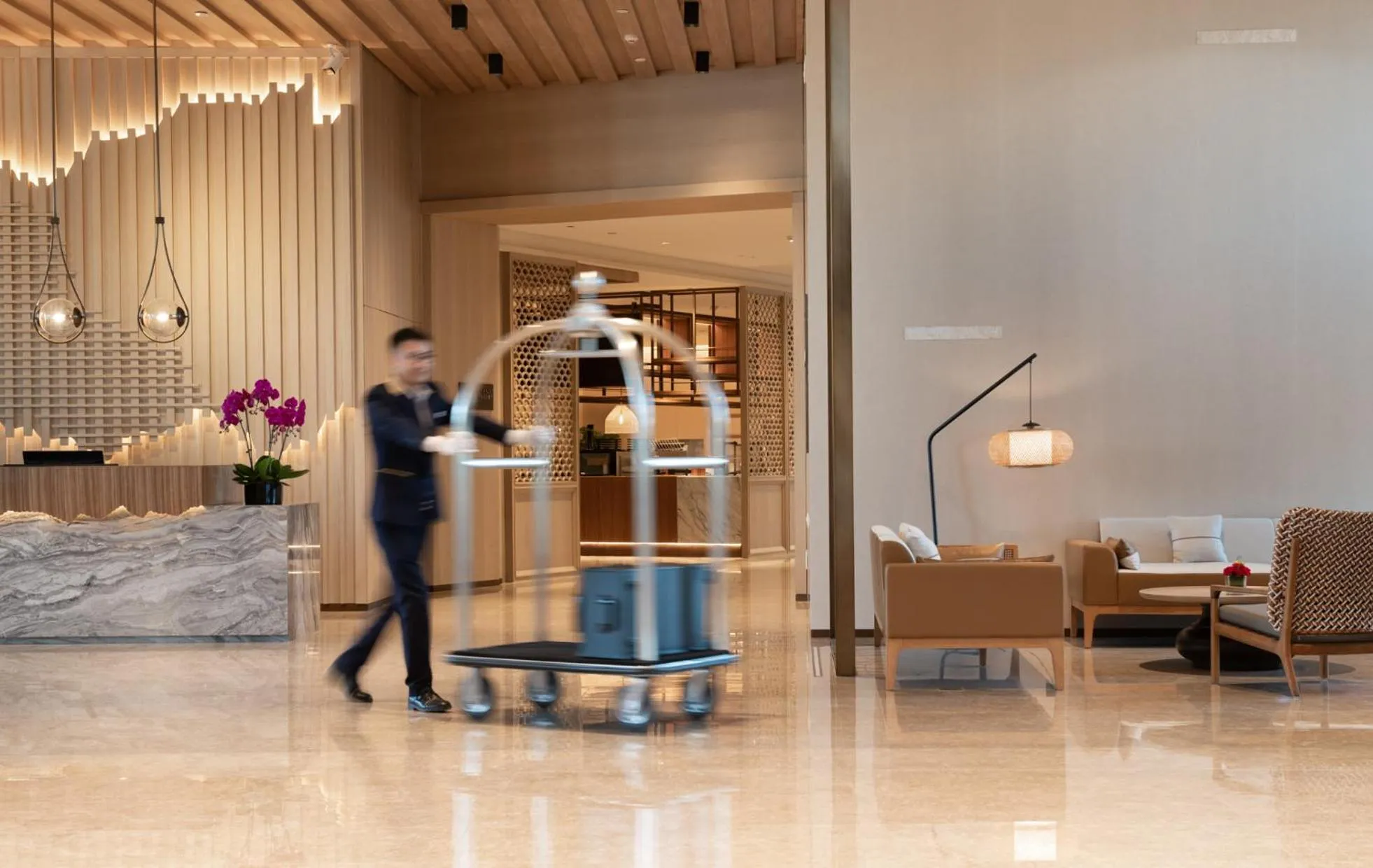 Lobby or reception in Crowne Plaza Zunhua Hot Spring Town by IHG