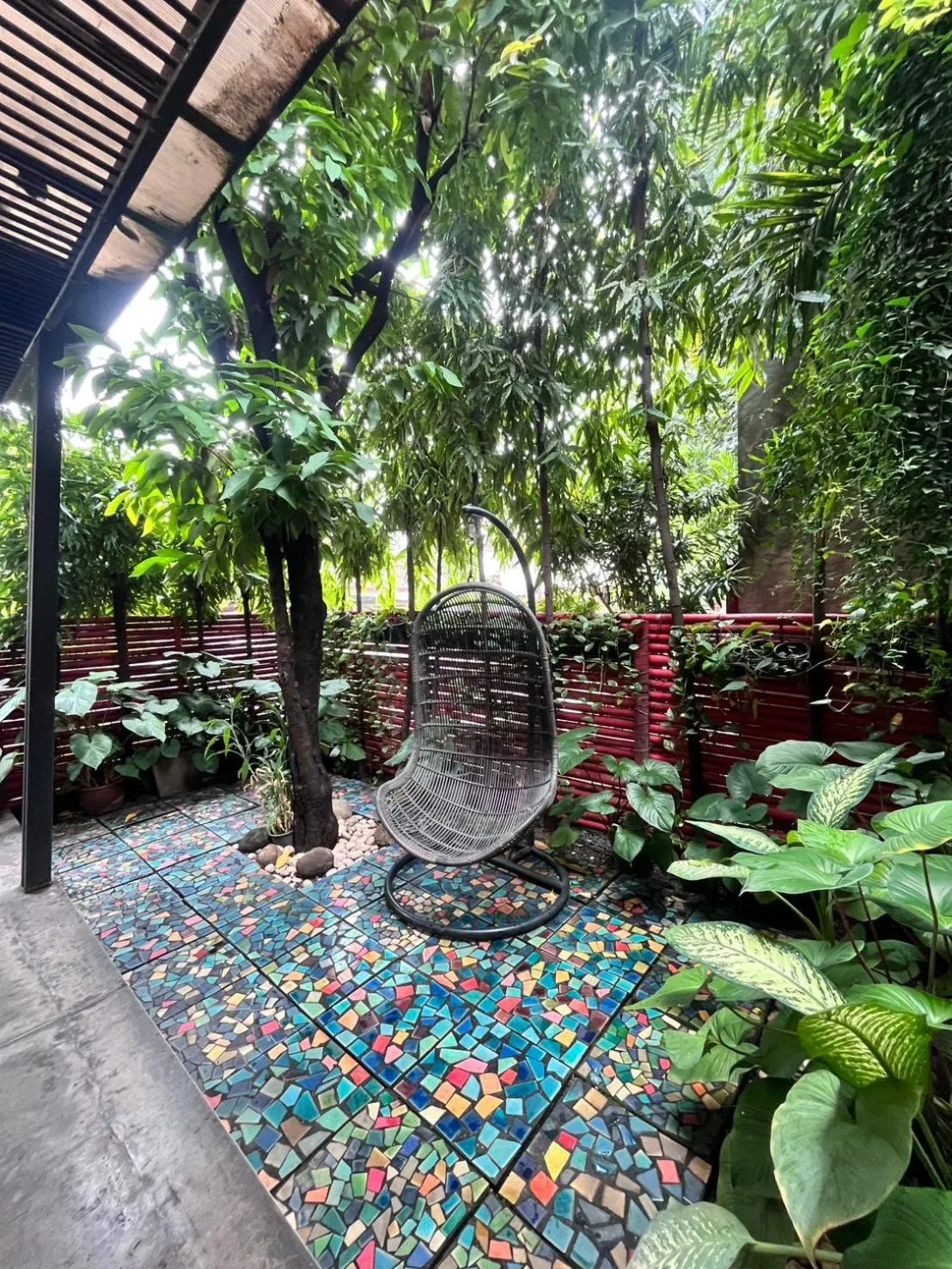 Natural landscape in Villa Thapae