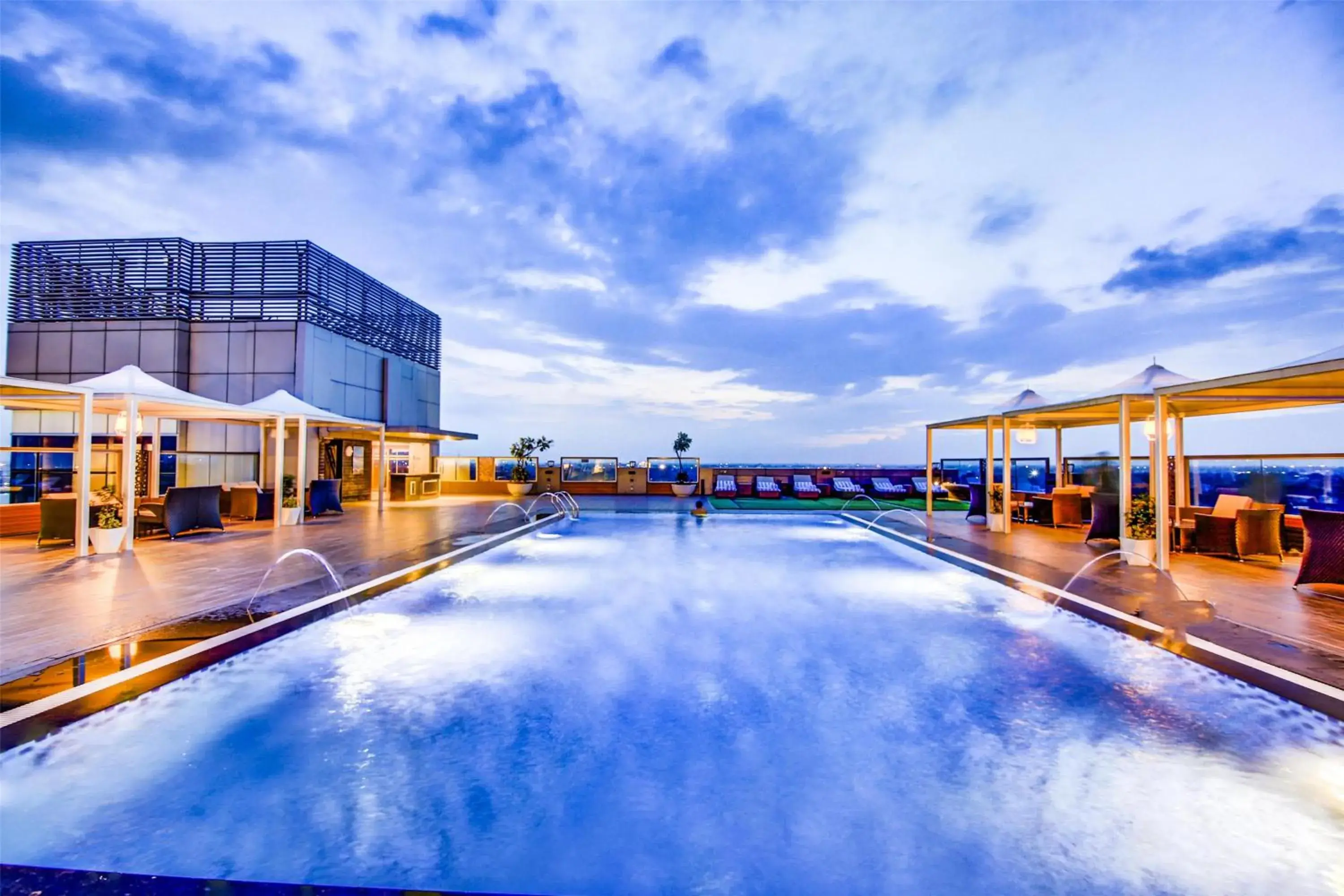 Pool view in Radisson Blu Gorakhpur Pool view in Radisson Blu Gorakhpur
