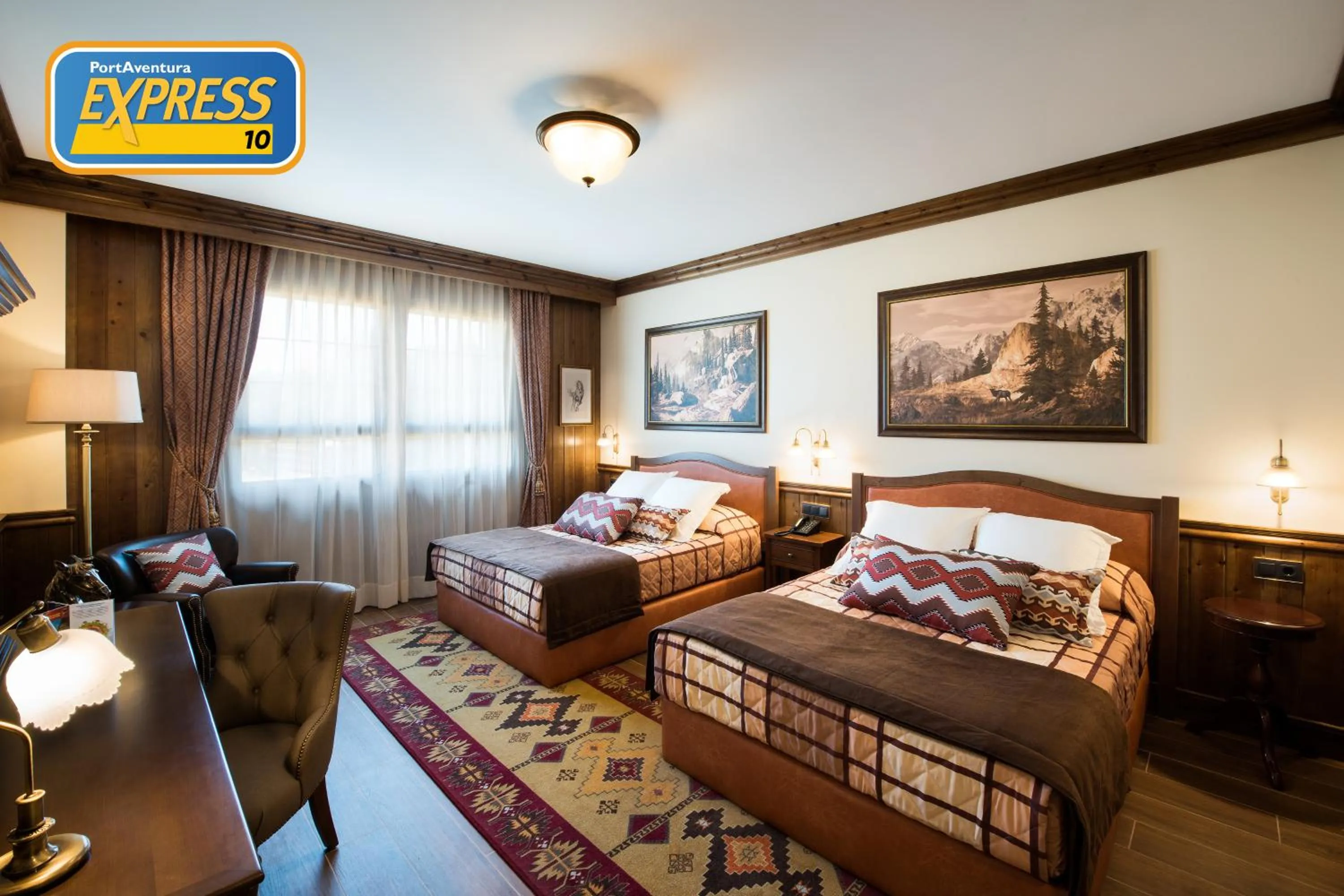 Deluxe Room with Access to Amusement Park + 1 access to Ferrari Land 2 adults in PortAventura Hotel Colorado Creek - Includes unlimited access to PortAventura Park & 1 access to Ferrari Land