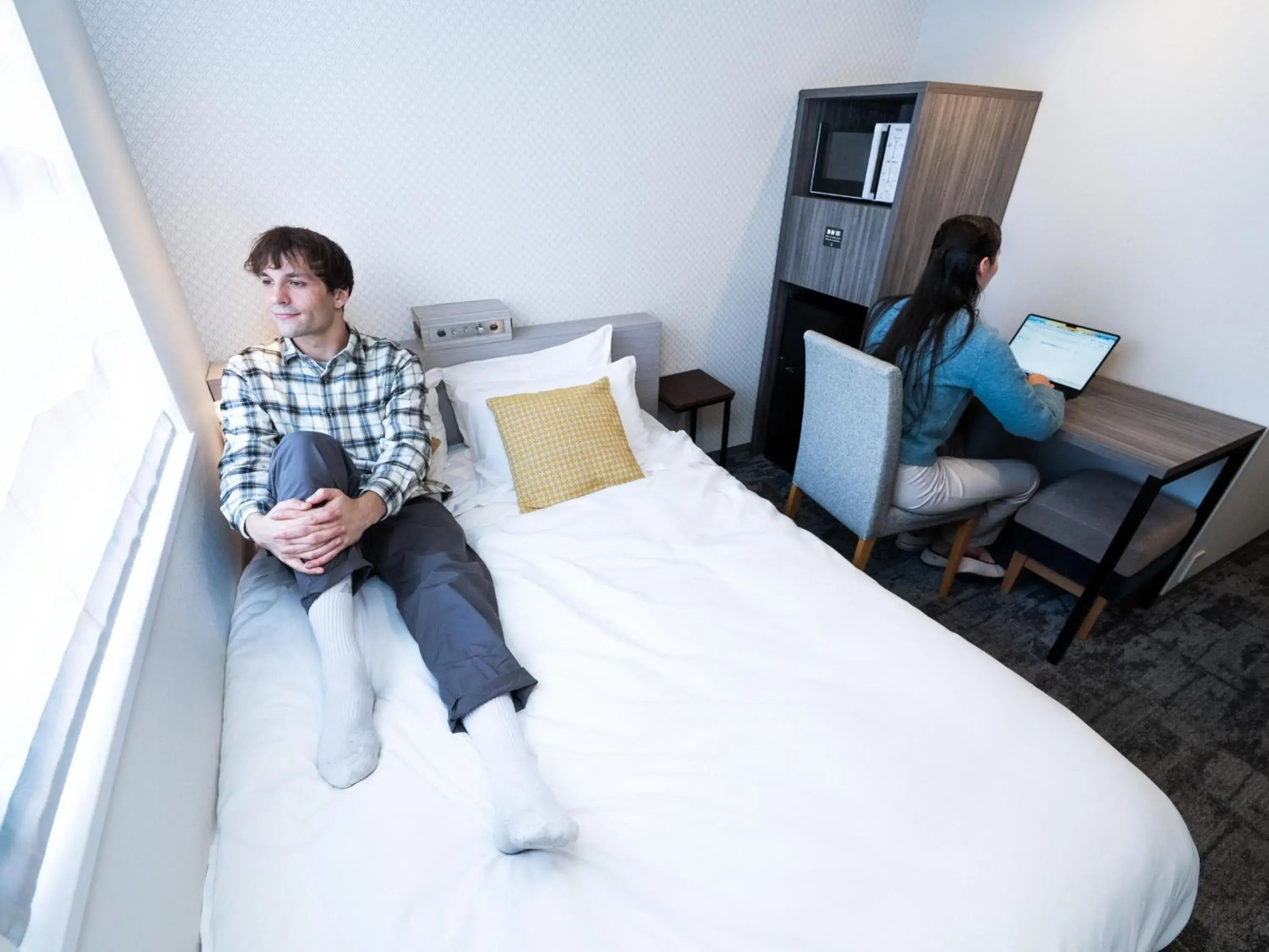 Photo of the whole room, Bed in Tokyu Stay Suidobashi Photo of the whole room, Bed in Tokyu Stay Suidobashi