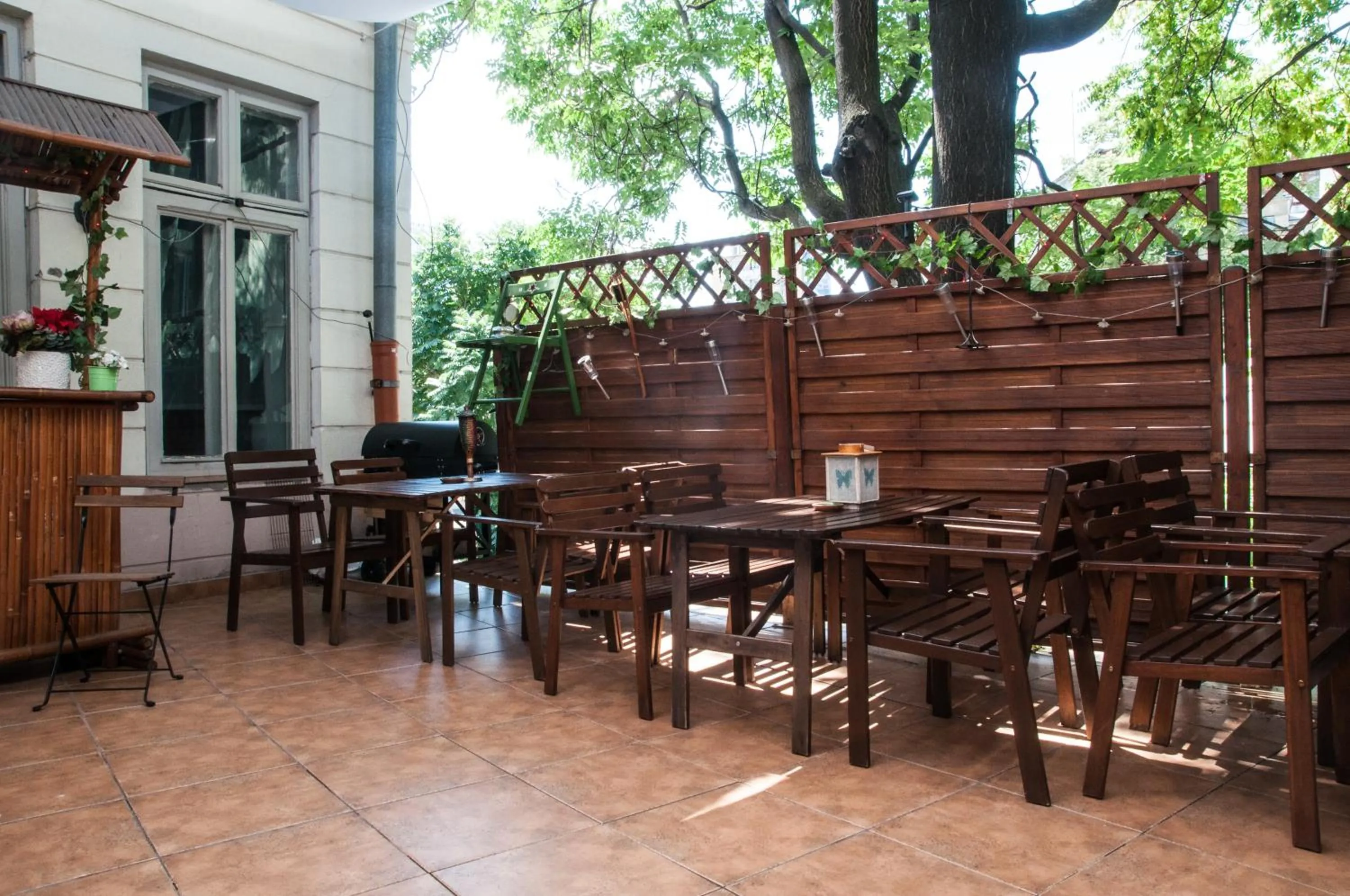 Garden in Antique Hostel