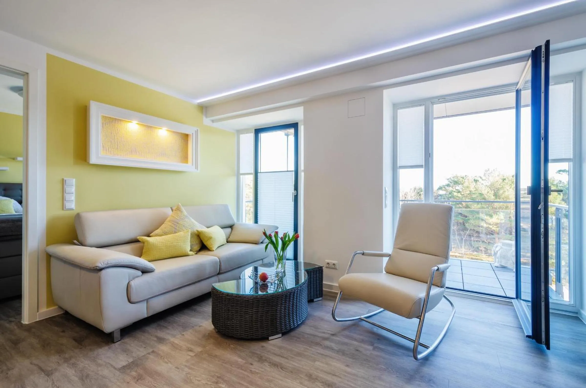 Prora - Apartment mit Meerblick und Strandkorb am Strand - Sanddüne