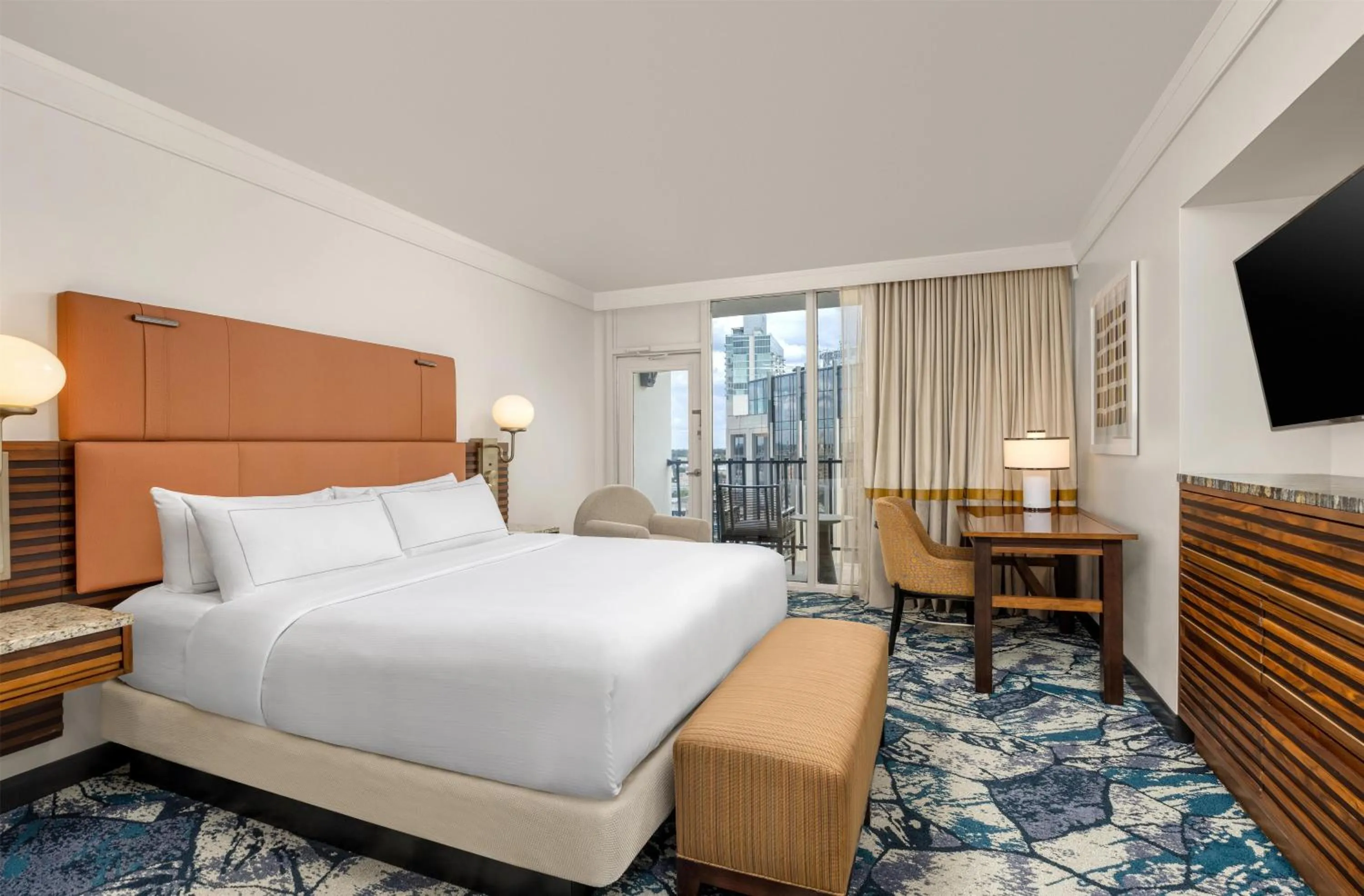 Bed in Hilton Palacio del Rio