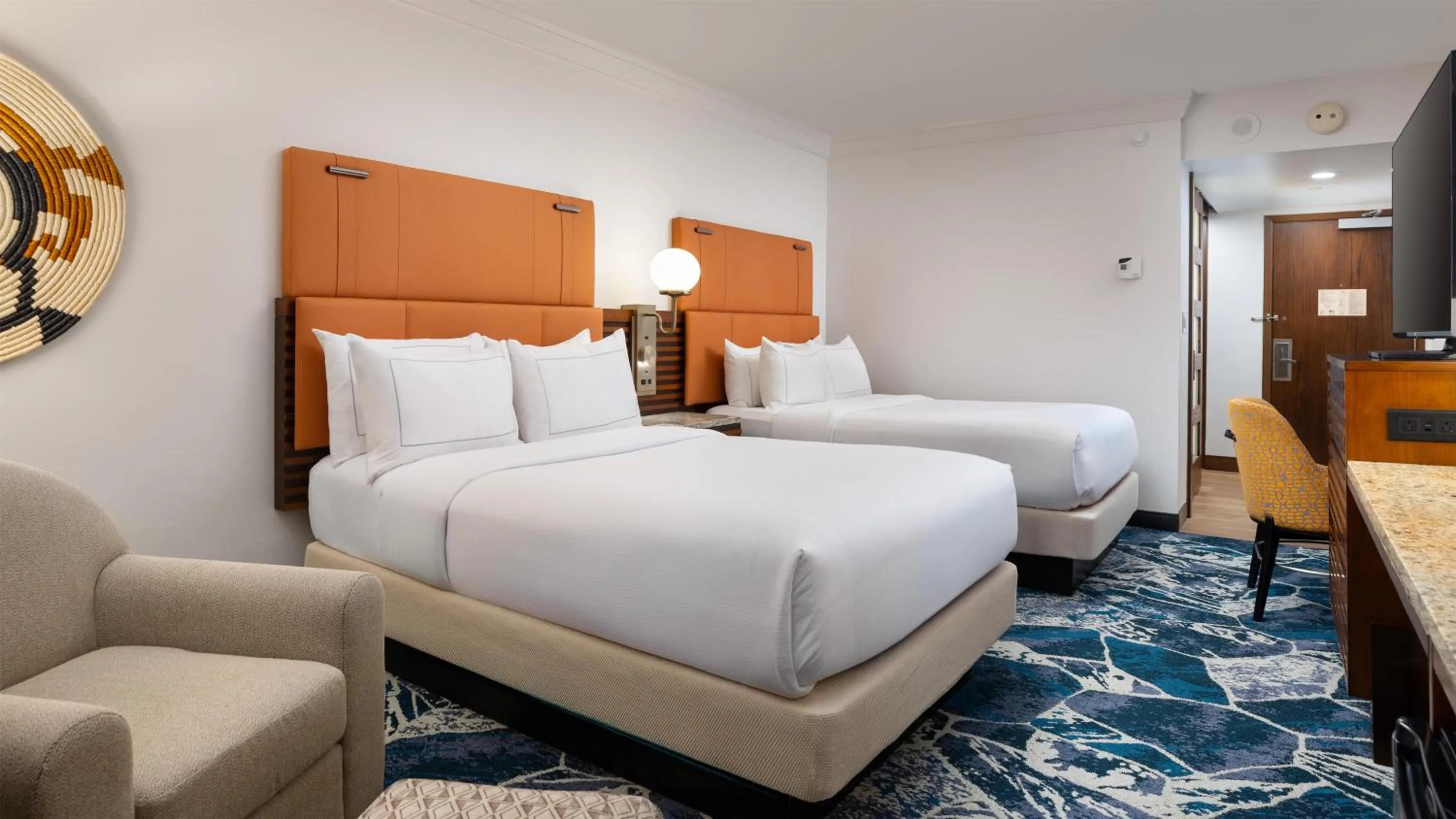 Bed in Hilton Palacio del Rio