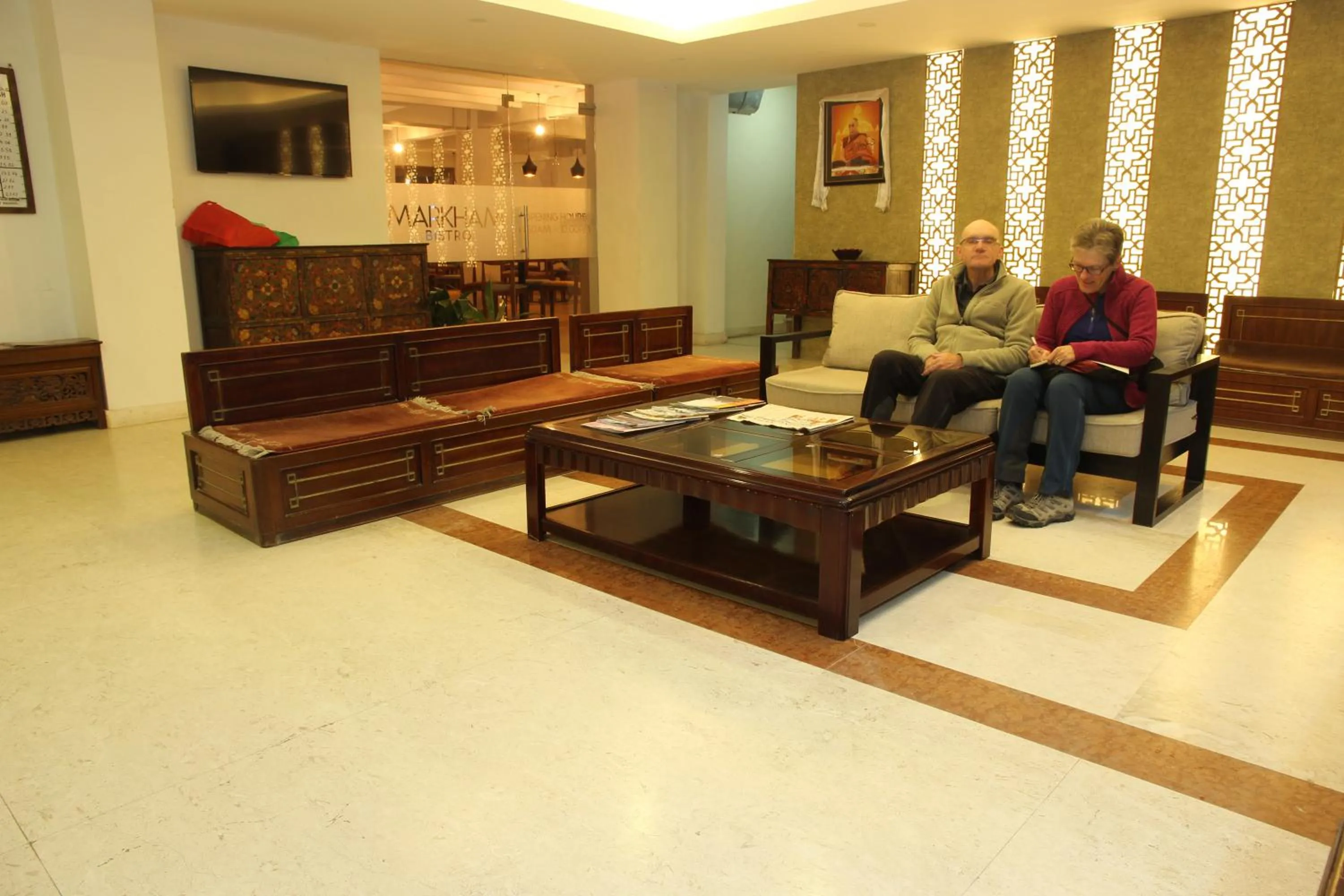 Lobby or reception in Potala Guest House