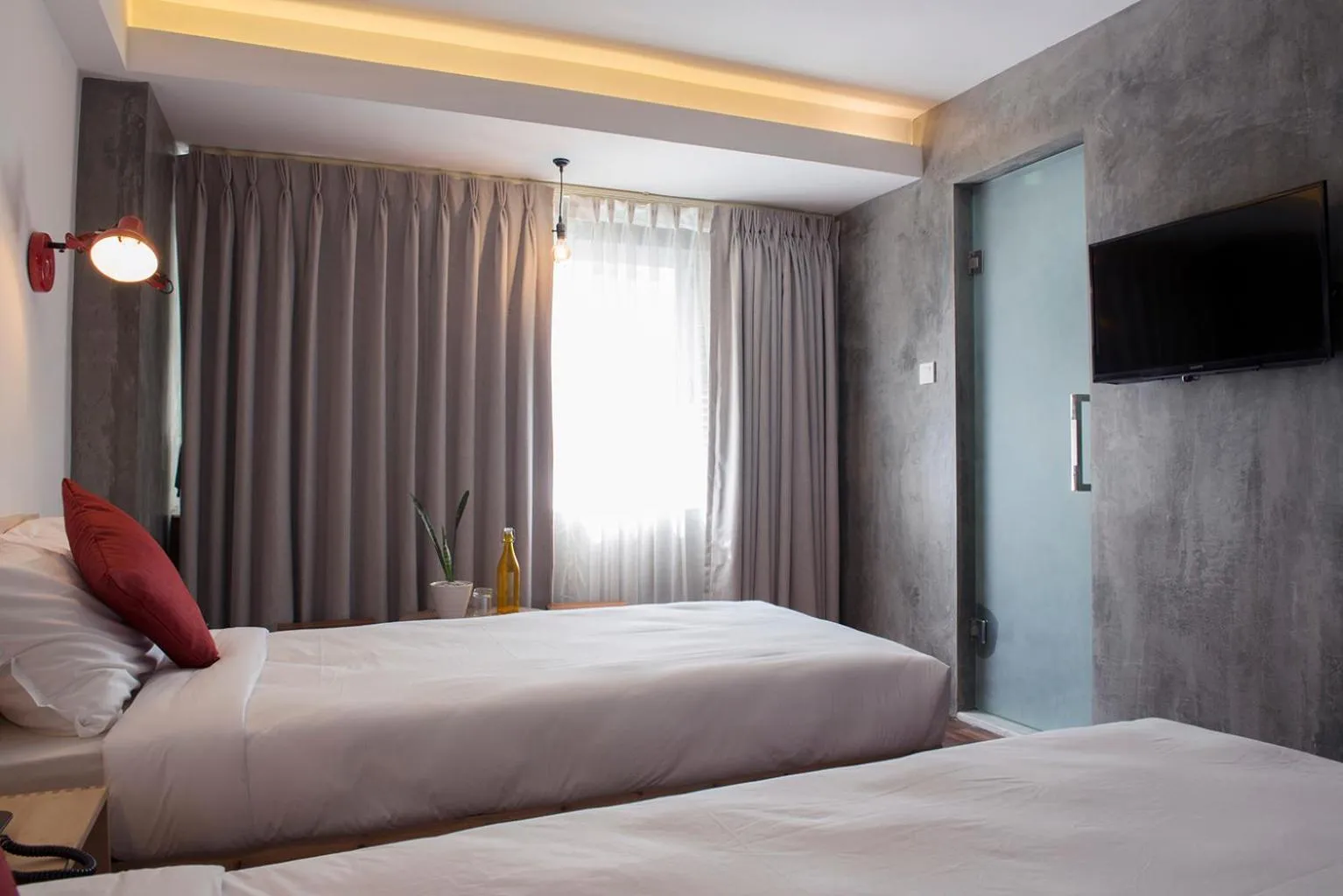 Bed in Potala Guest House