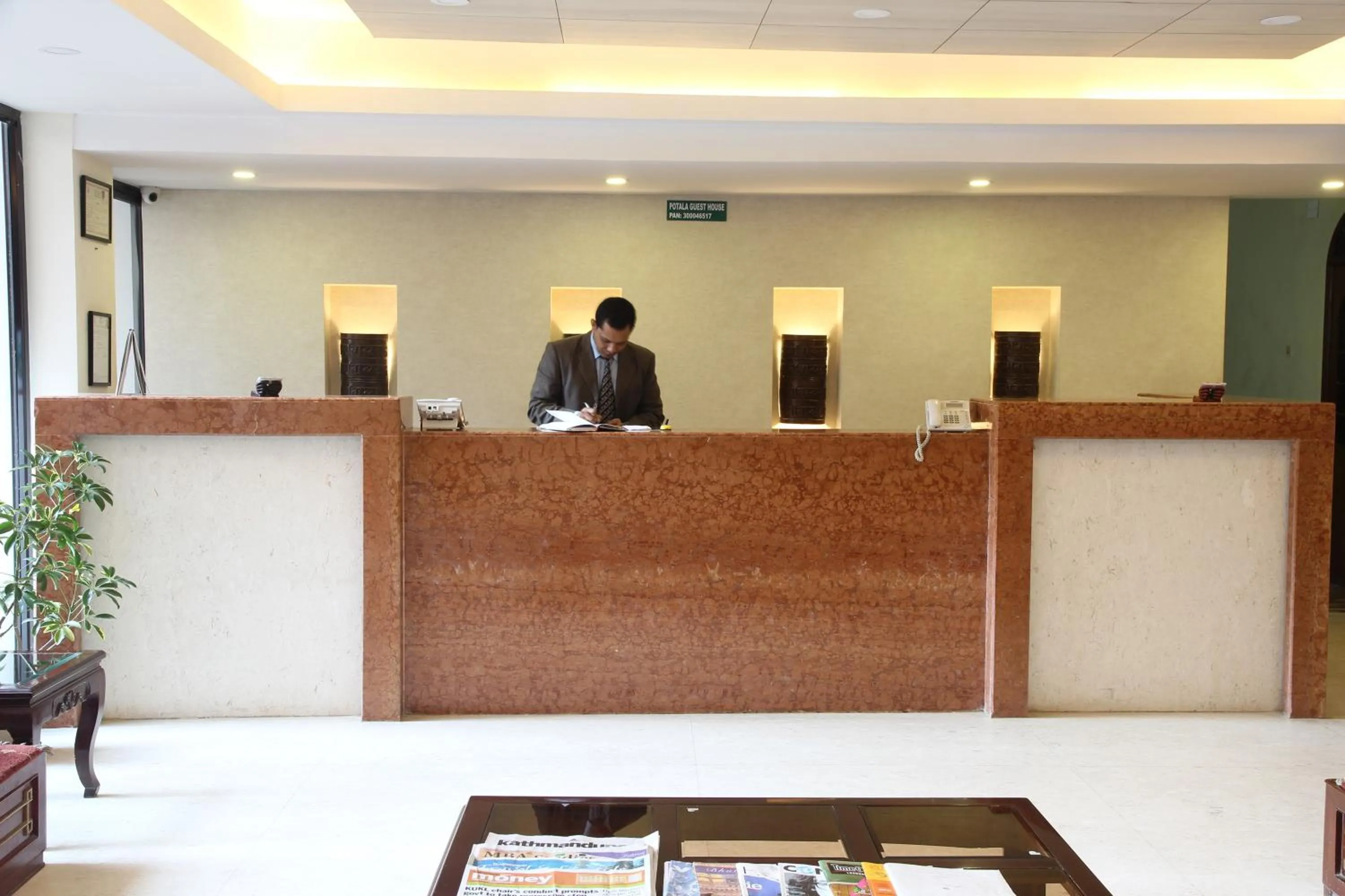 Lobby or reception in Potala Guest House