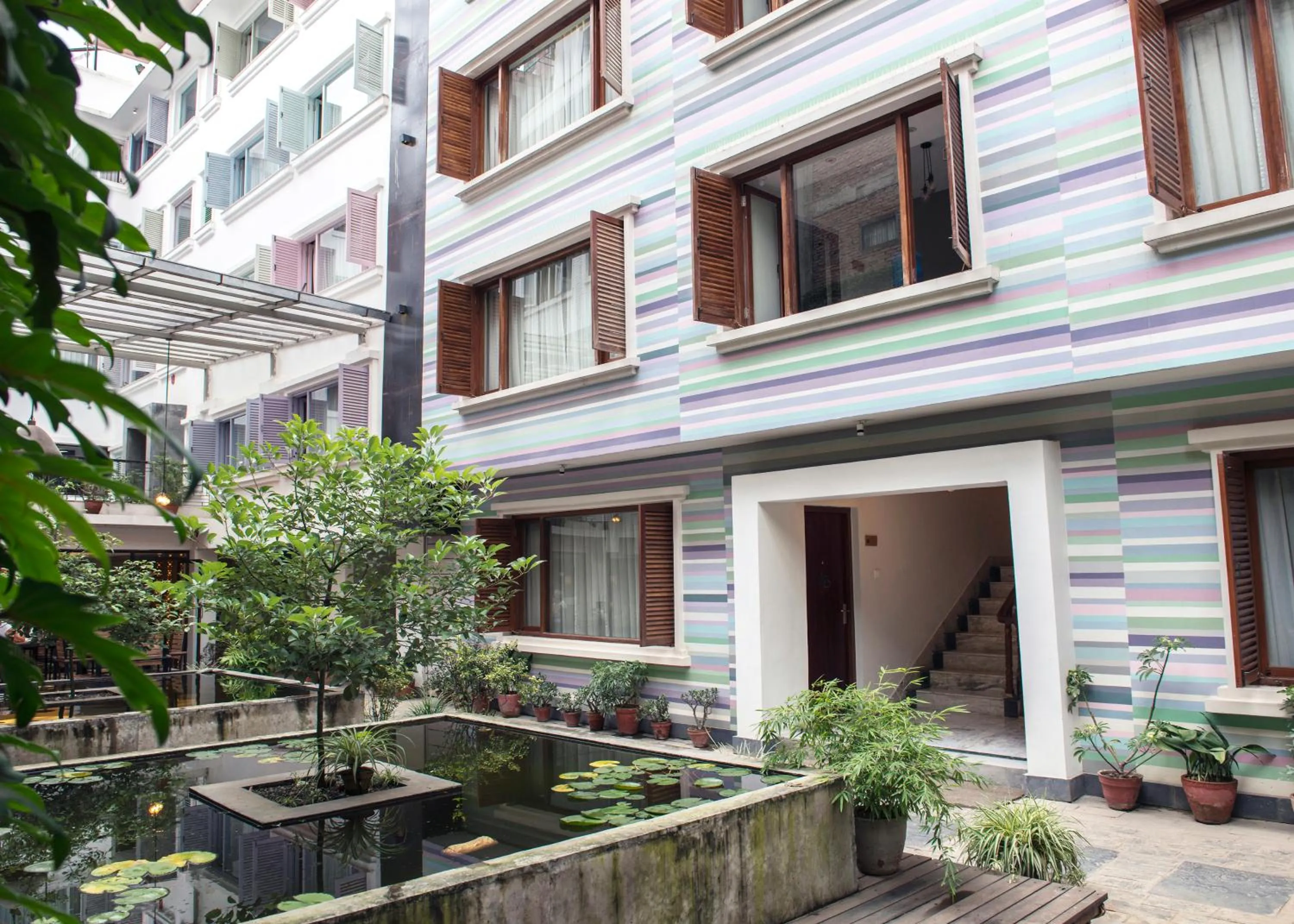 Garden in Potala Guest House