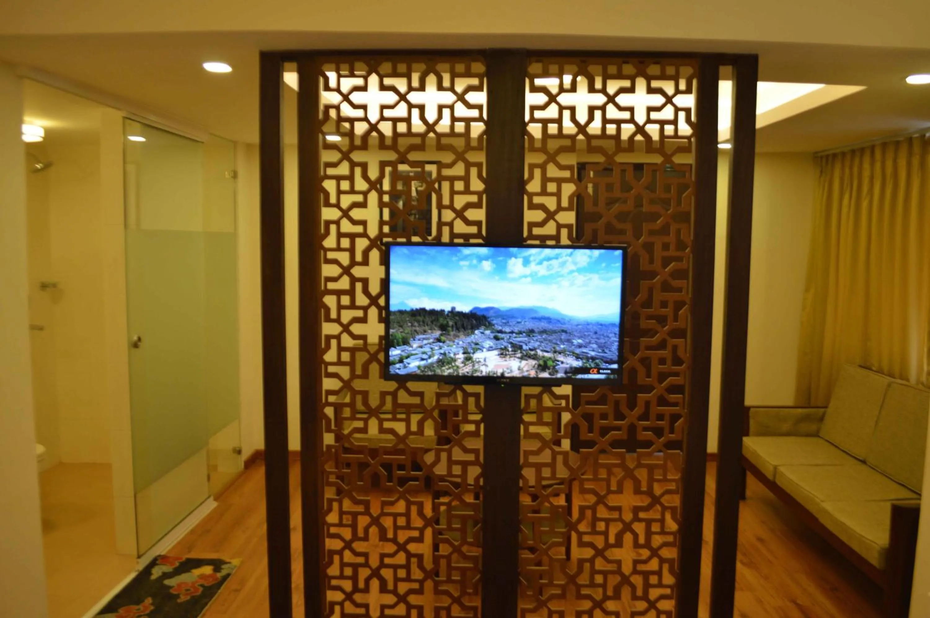 Living room in Potala Guest House