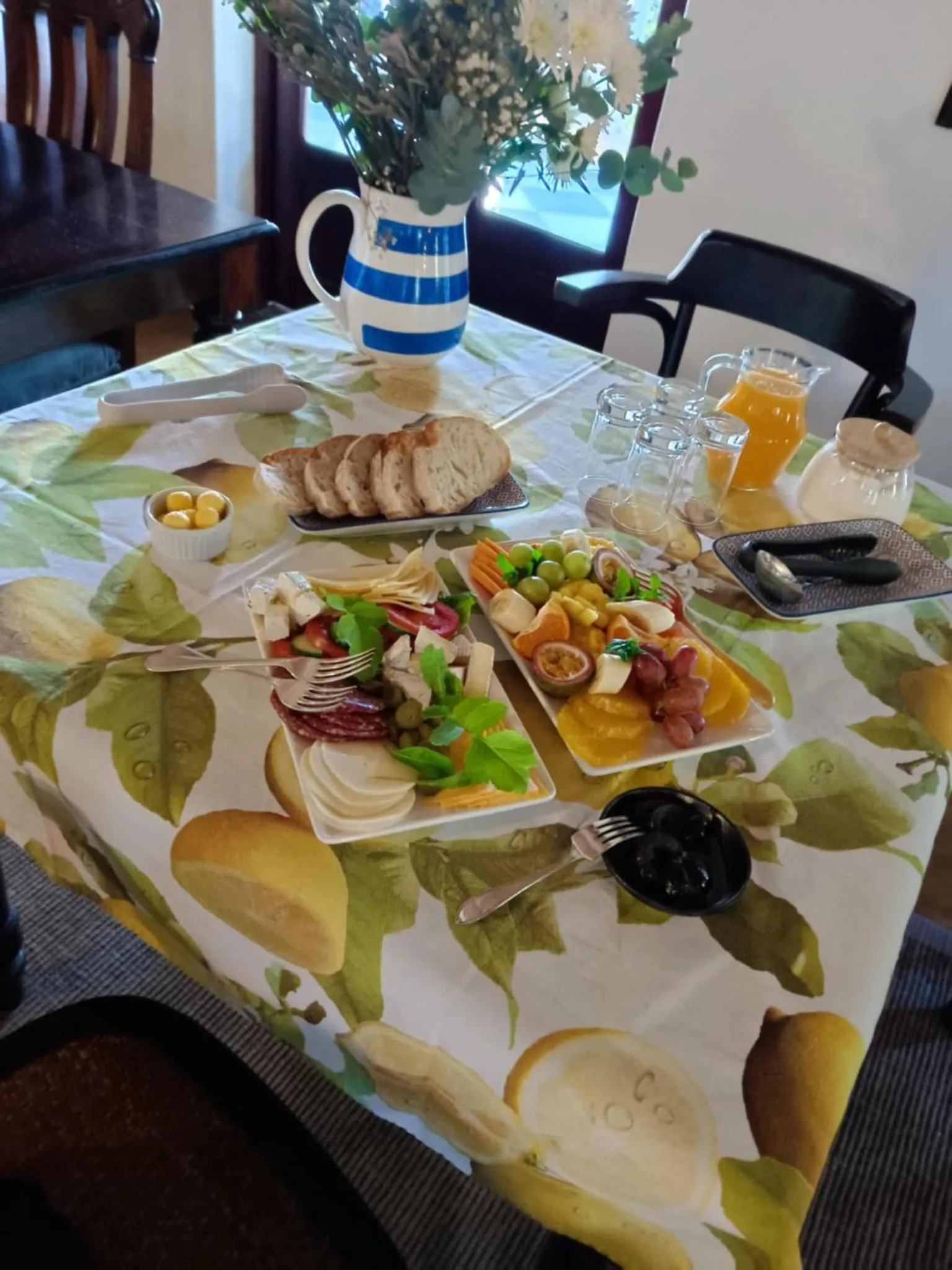 Continental breakfast in Ashbourne Country Escape Hazyview