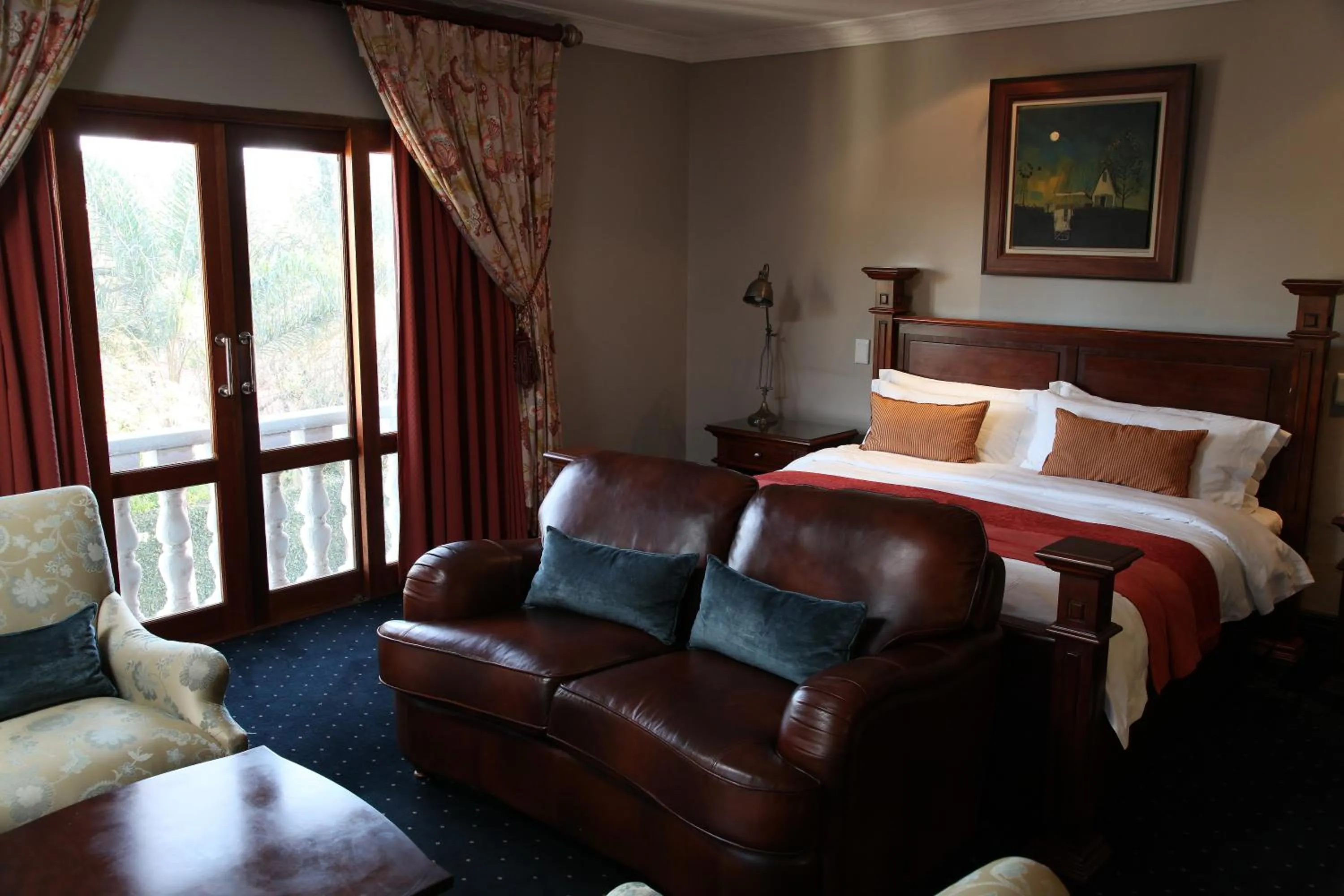 Bed in Village Ridge Stays