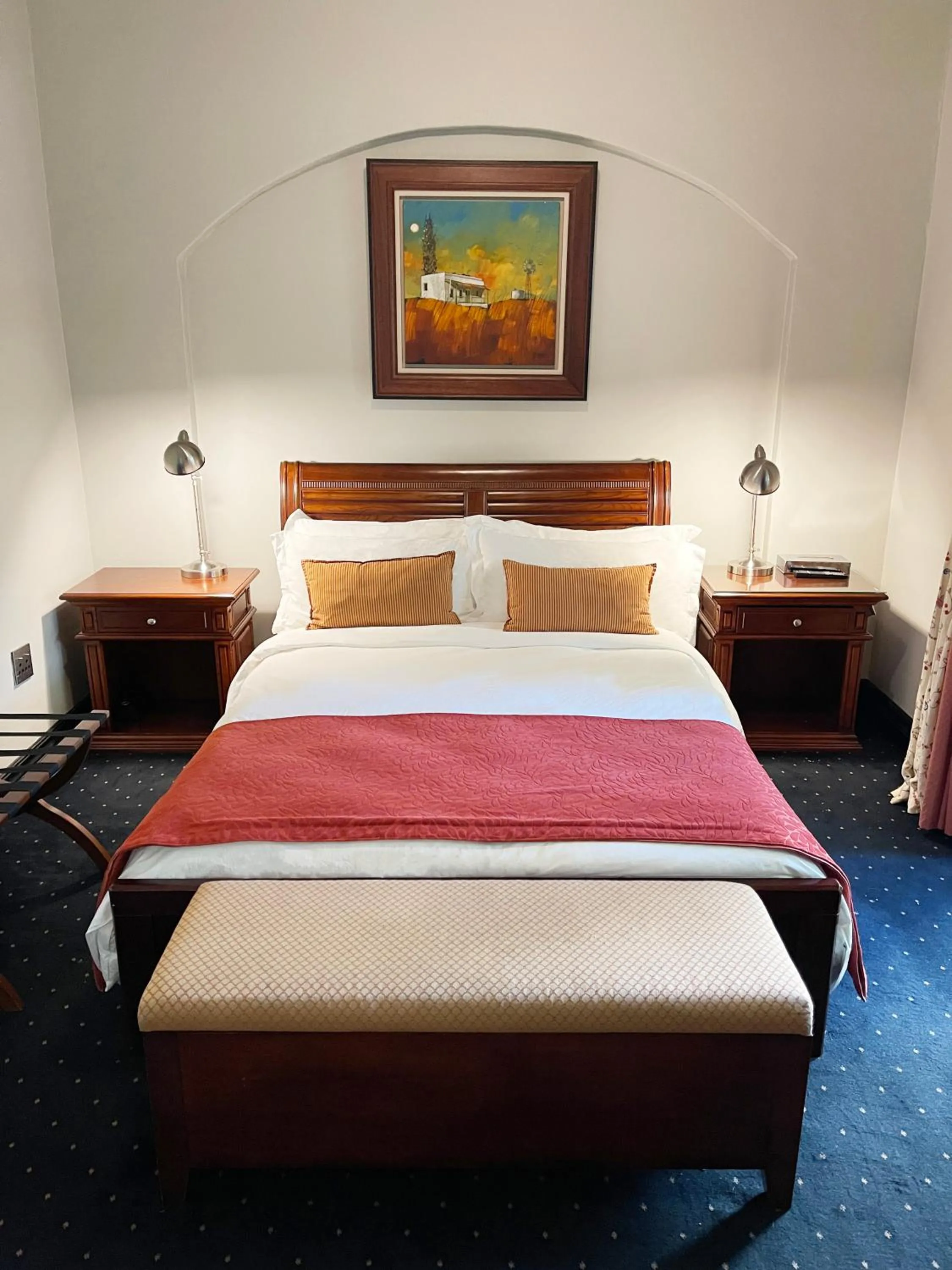 Bed in Village Ridge Stays
