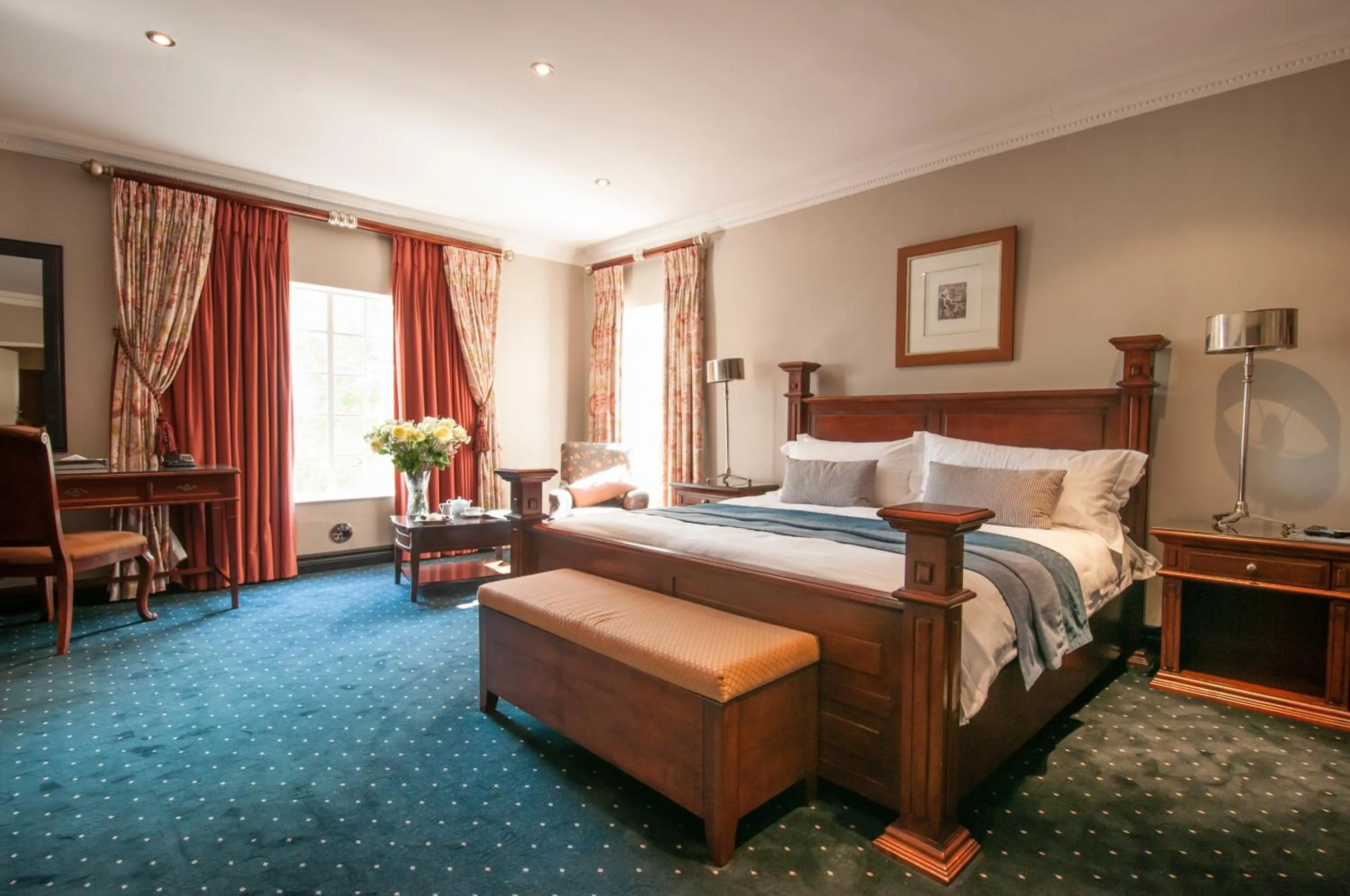 Bed in Village Ridge Stays