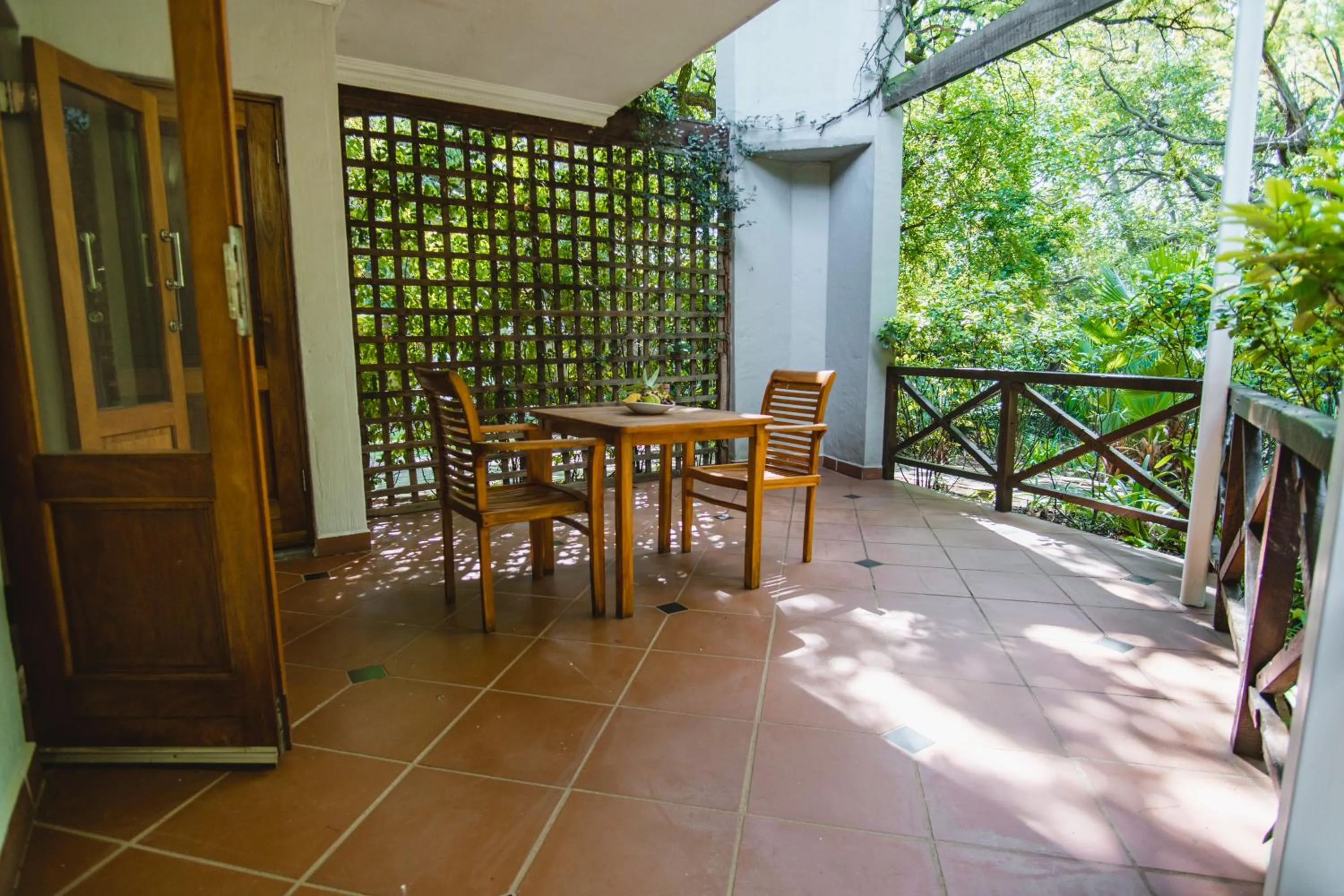 Patio in Village Ridge Stays