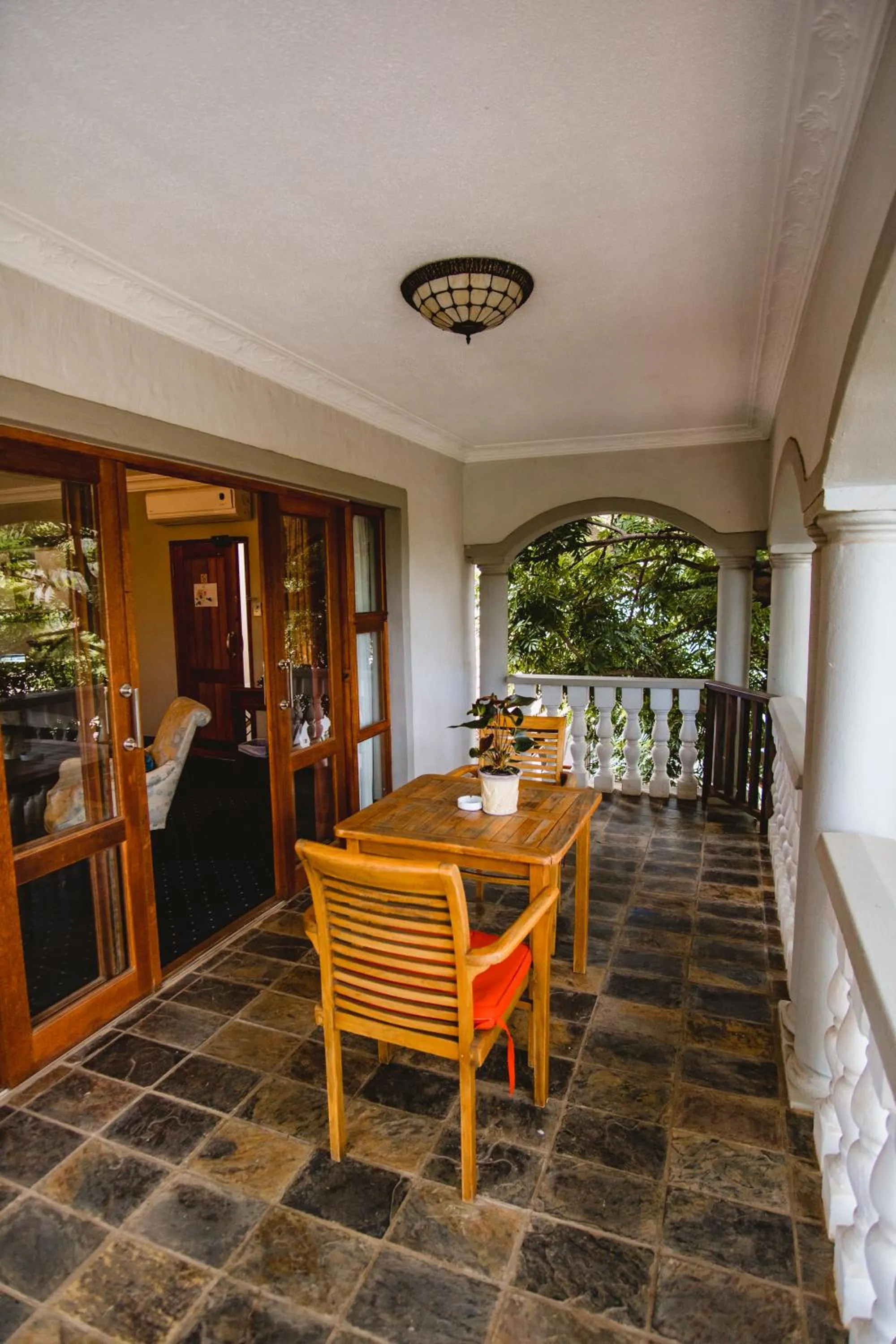 Patio in Village Ridge Stays