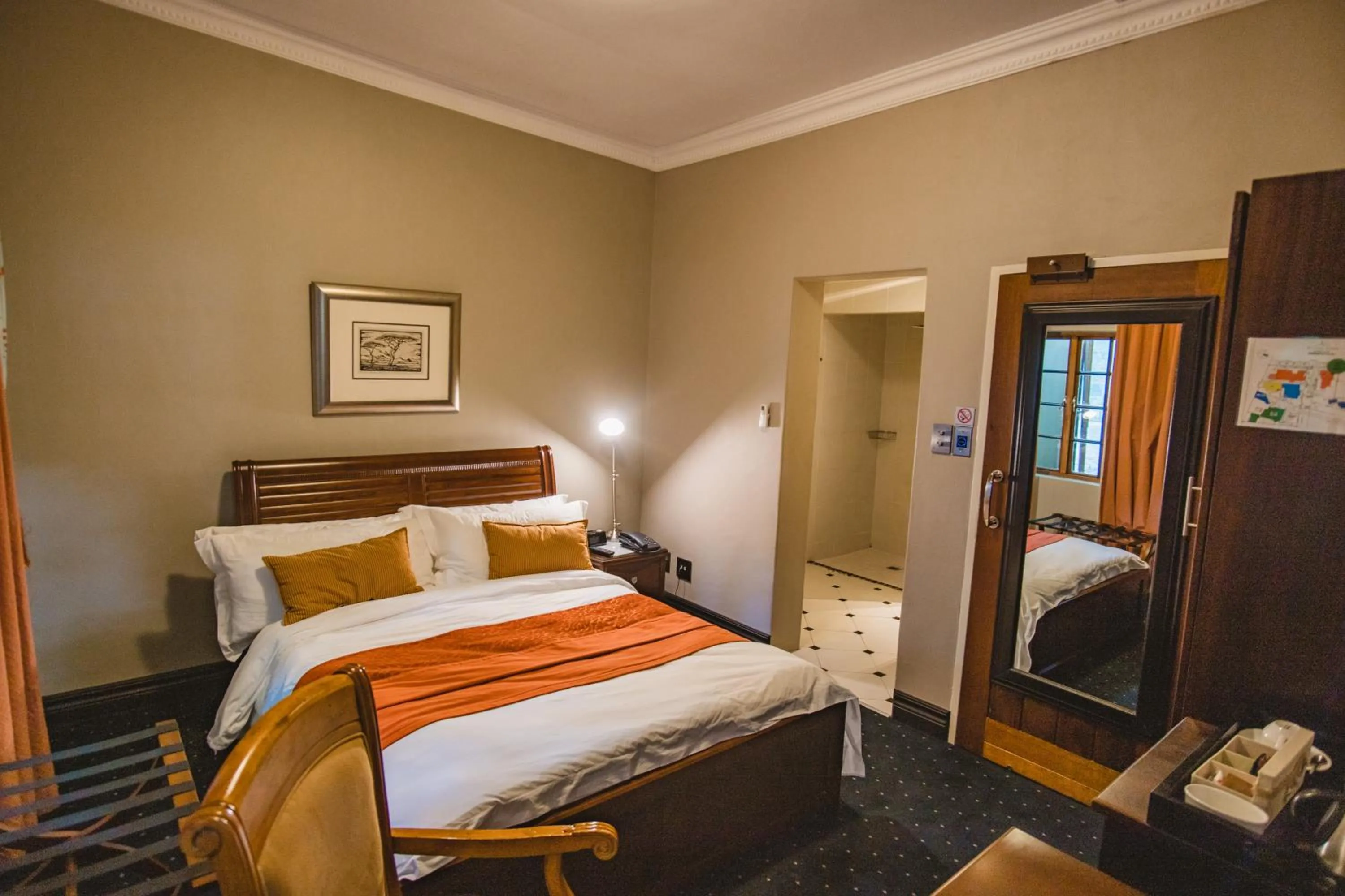 Bed in Village Ridge Stays