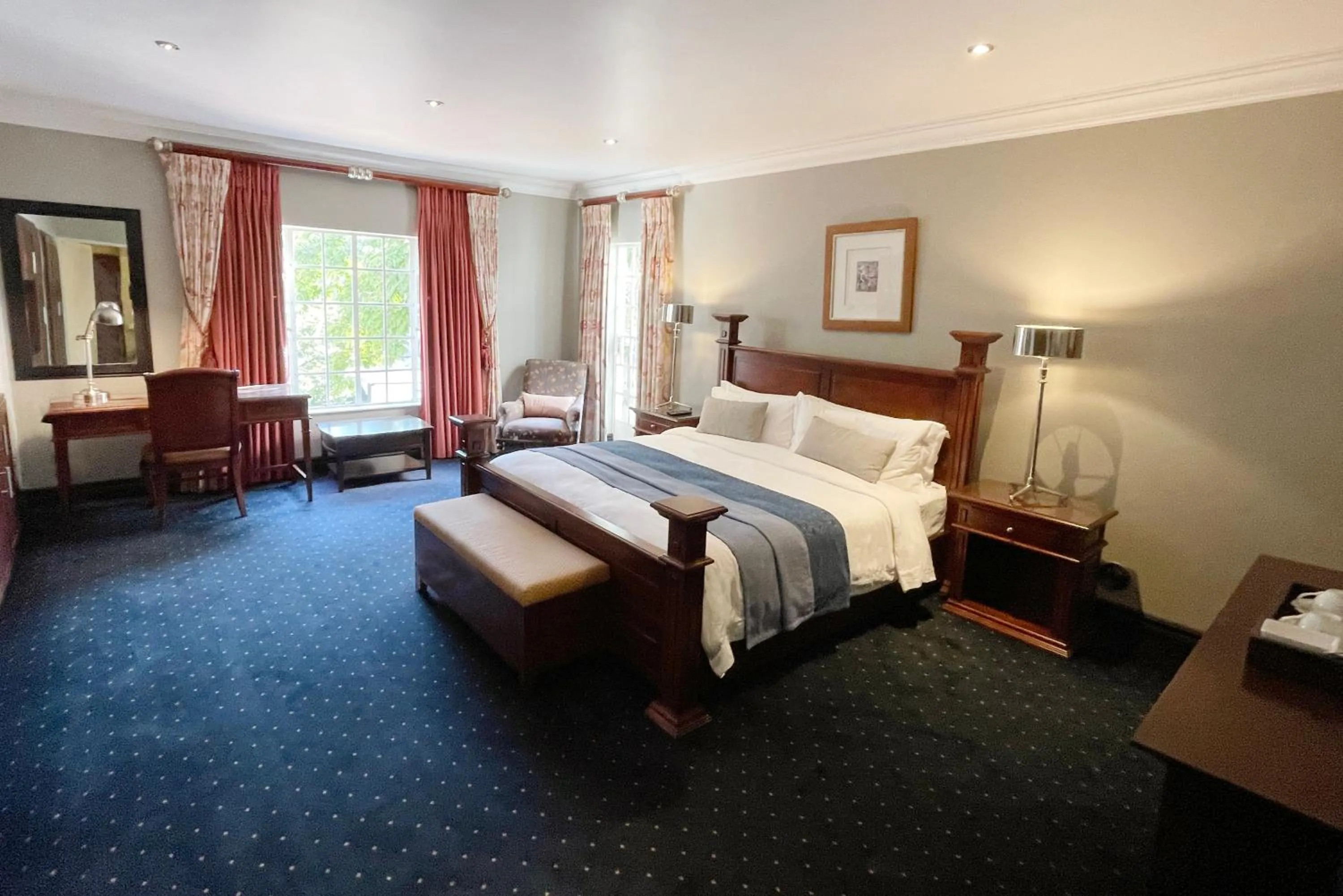 Bed in Village Ridge Stays