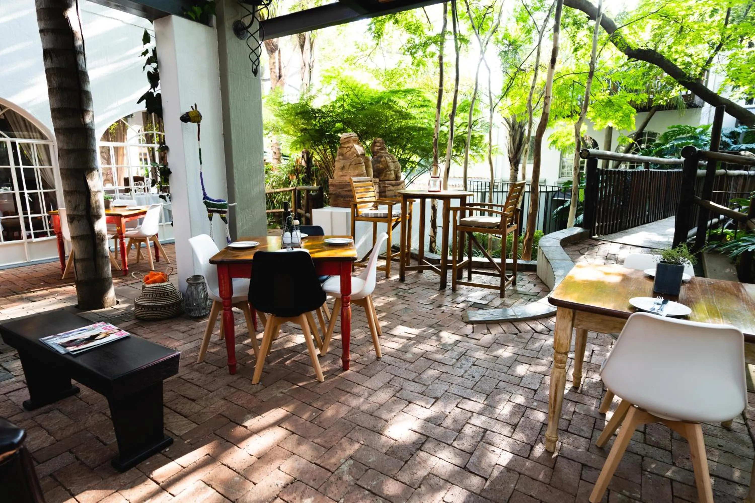 Patio in Village Ridge Stays