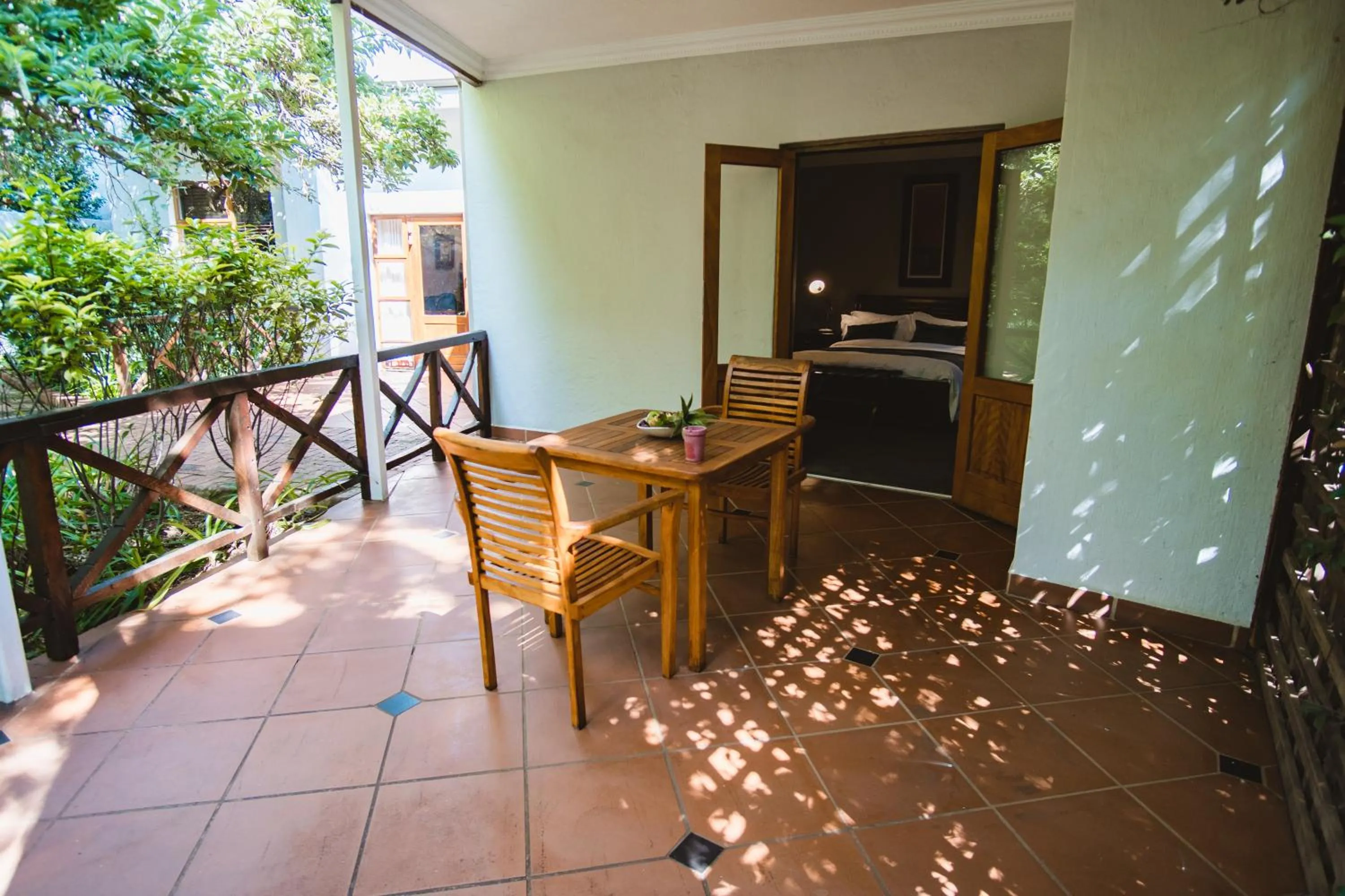 Patio in Village Ridge Stays