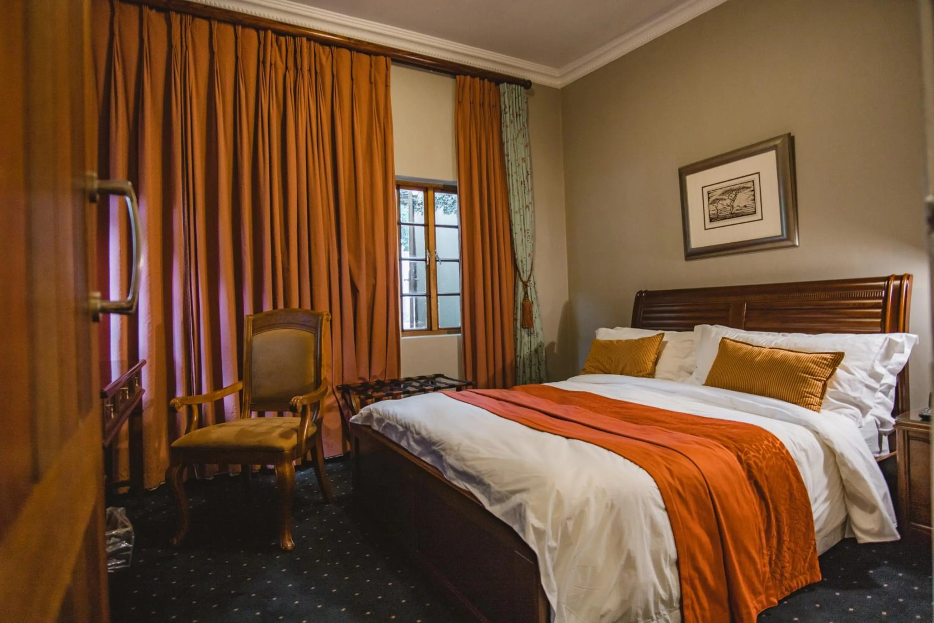 Bed in Village Ridge Stays
