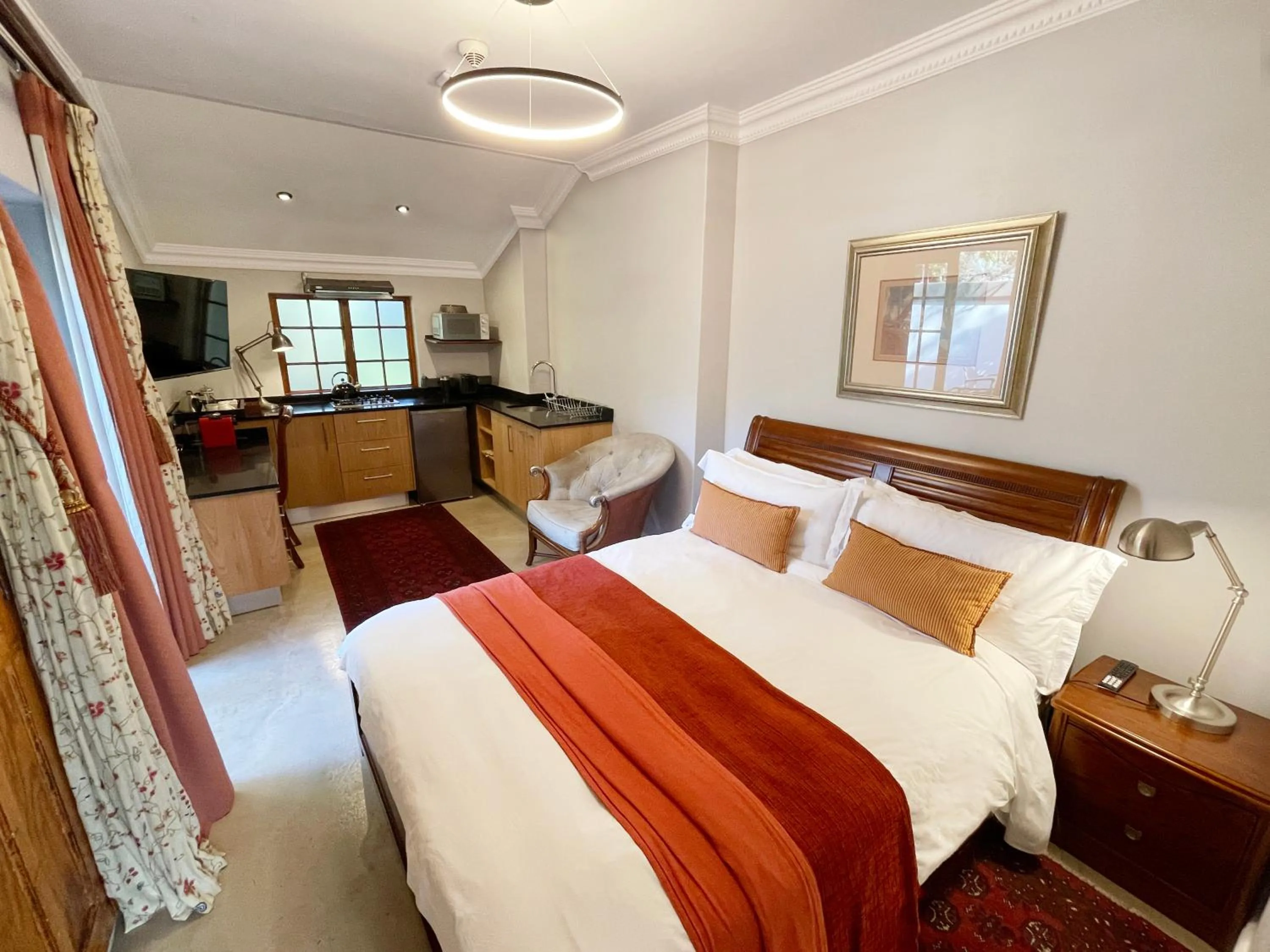 Bed in Village Ridge Stays