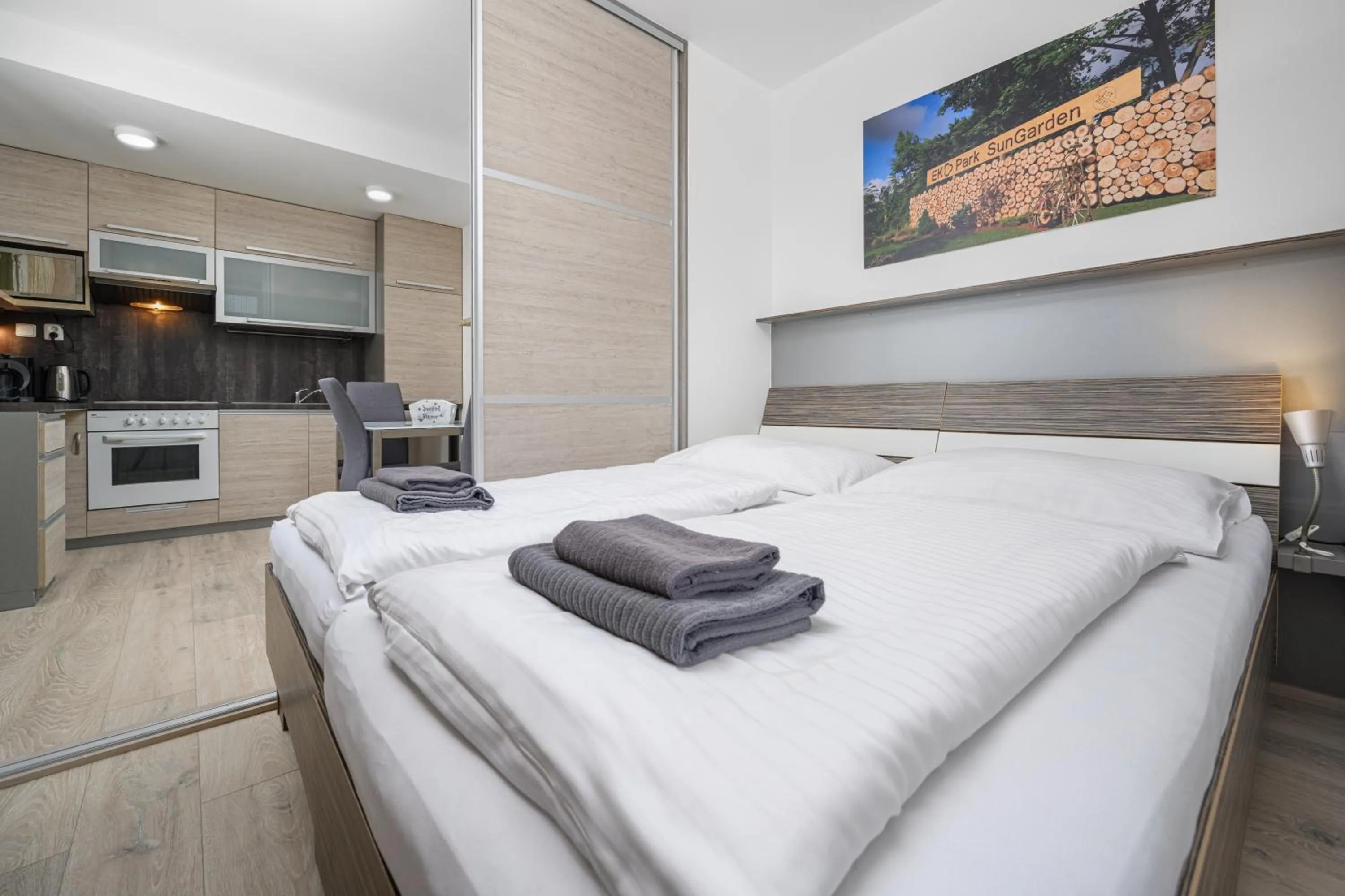 Photo of the whole room, Bed in Apartmá SunGarden Liberec