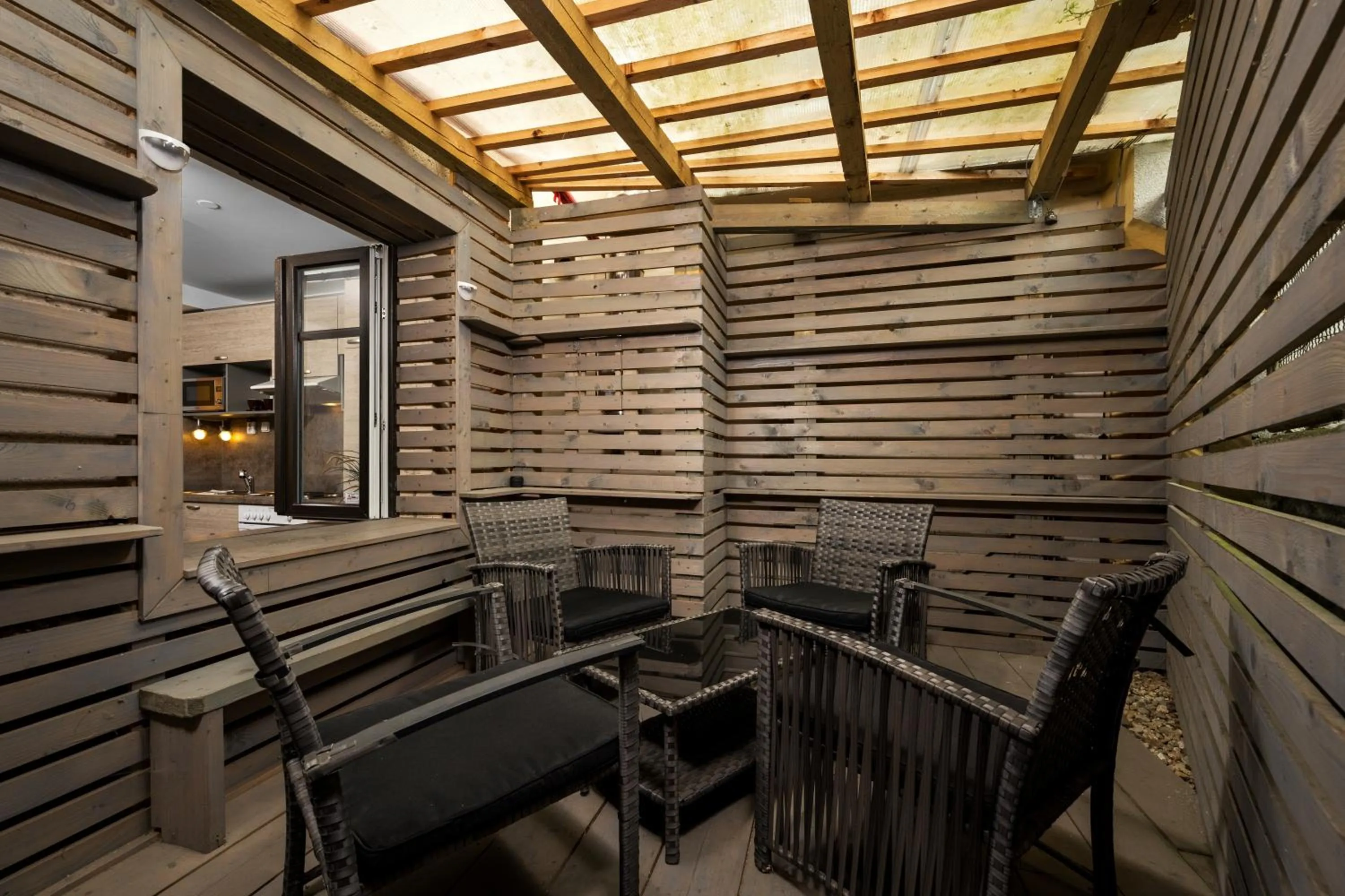 Patio in Apartmá SunGarden Liberec