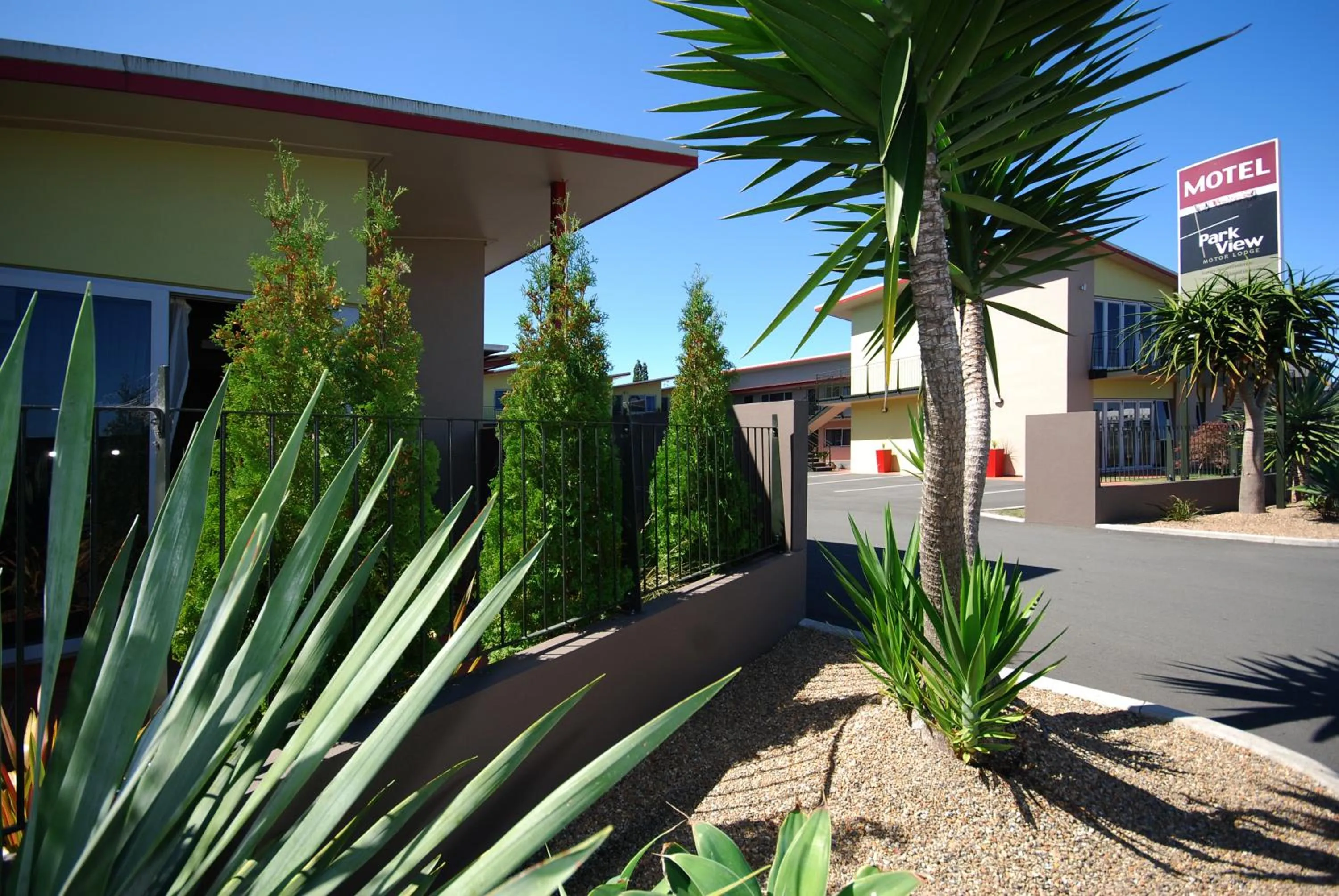 Facade/entrance in Park View Motor Lodge