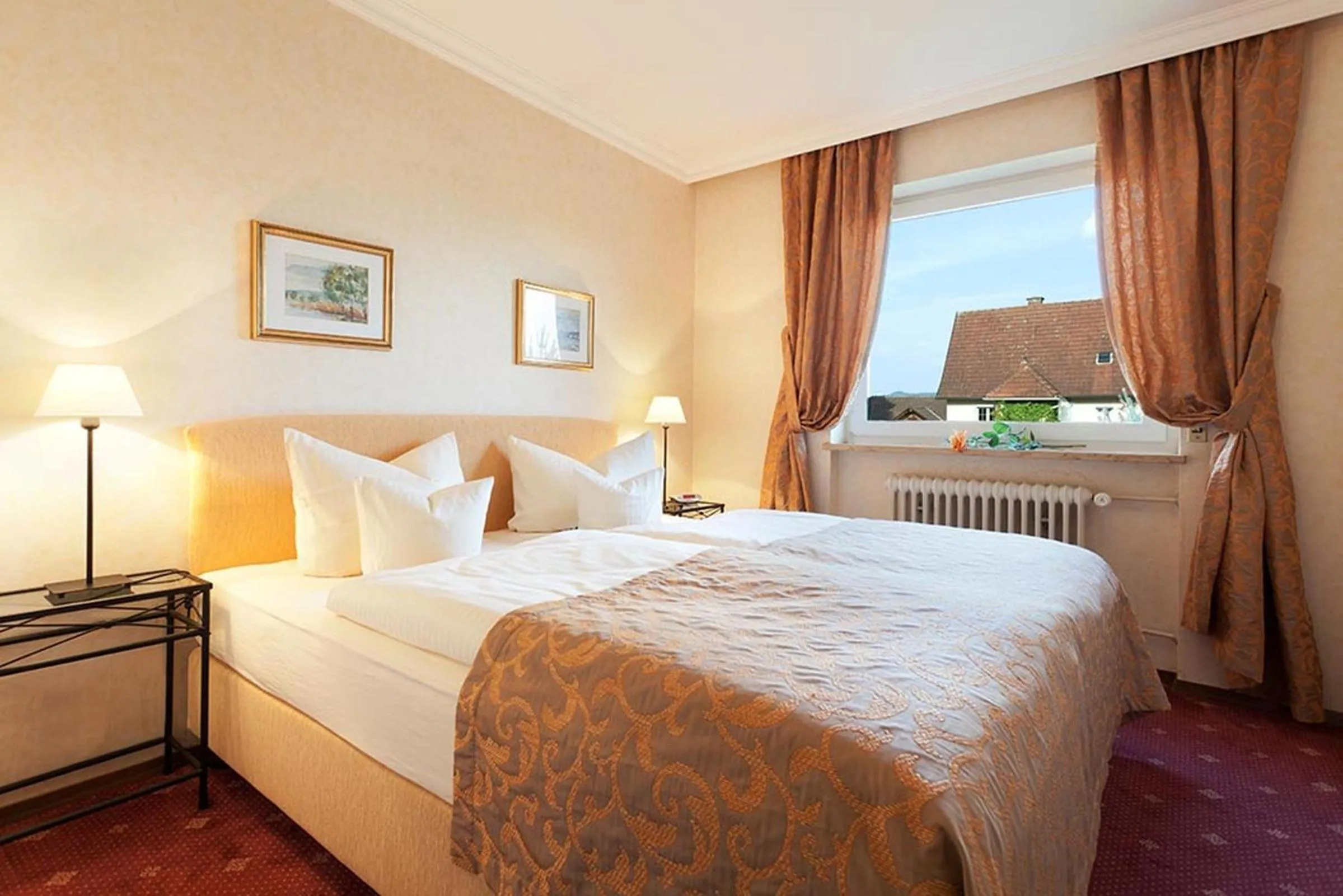 Photo of the whole room, Bed in Hotel Am Rehberg