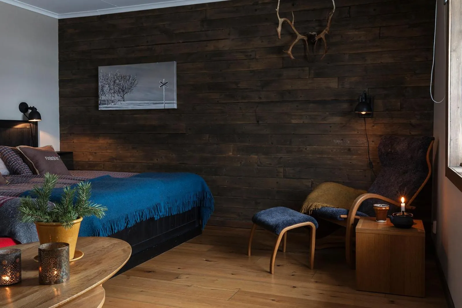 Bed in Skoogs Logi - Rum