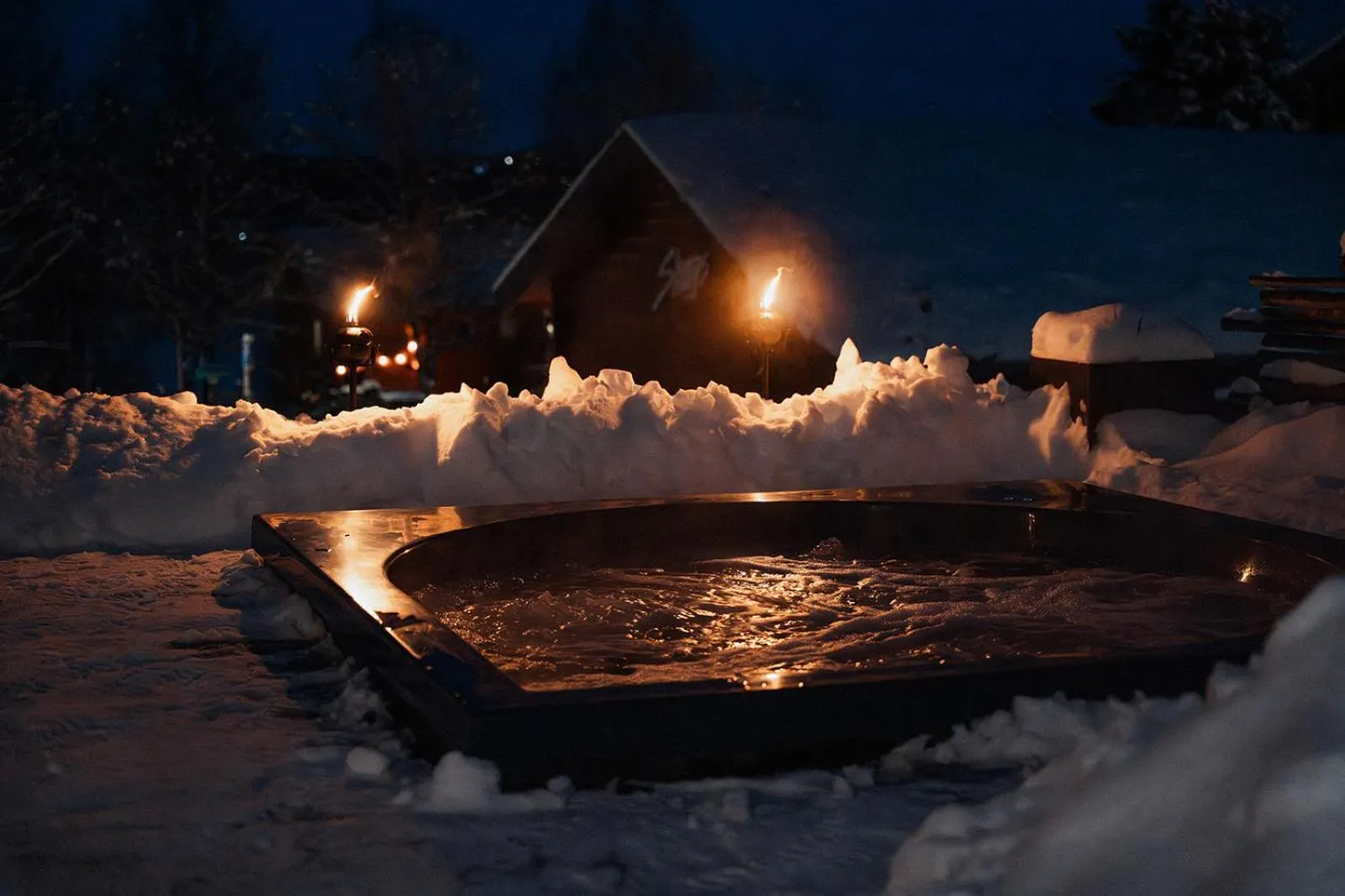 Hot Tub in Skoogs Logi - Rum