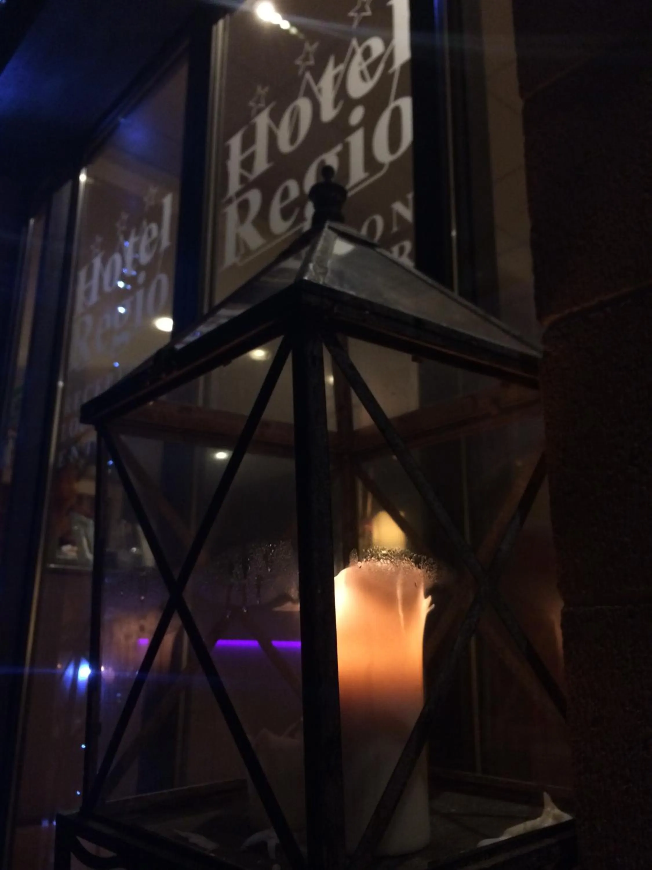 Decorative detail in Hotel Regio