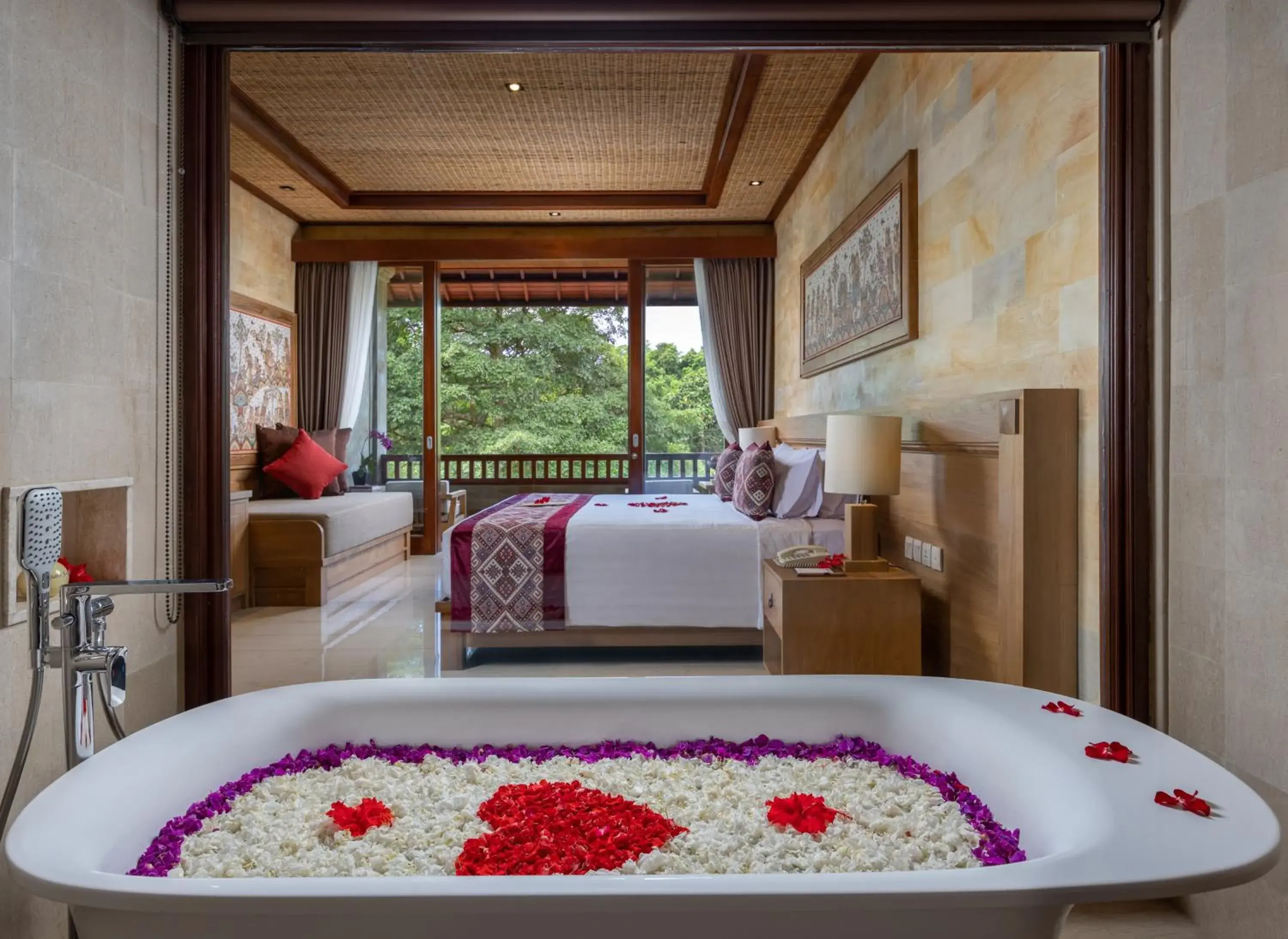 Bed in Pita Maha Resort & Spa Bed in Pita Maha Resort & Spa