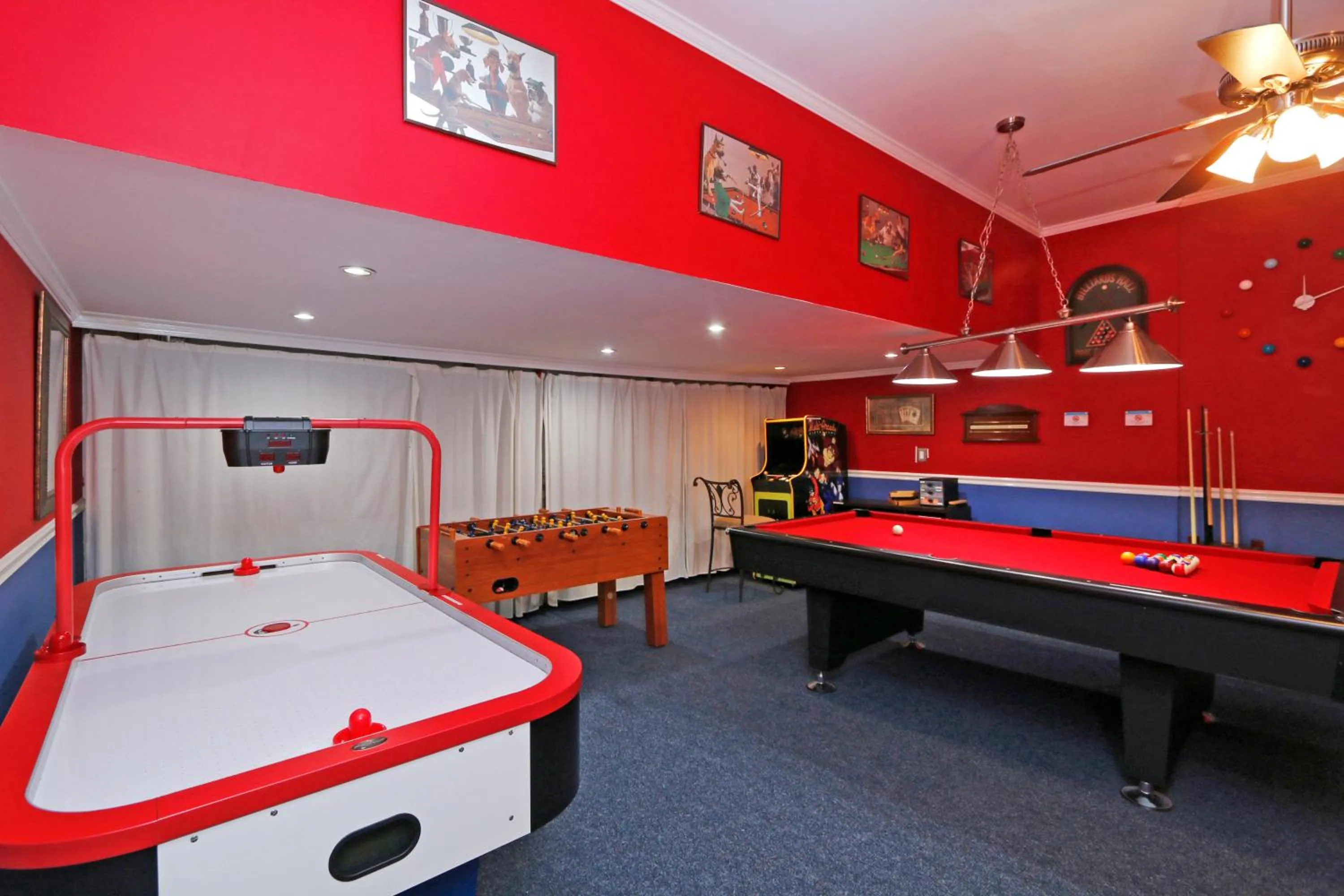 Billiard in Seasons Villa 6 bedrooms, 4 masters and water view