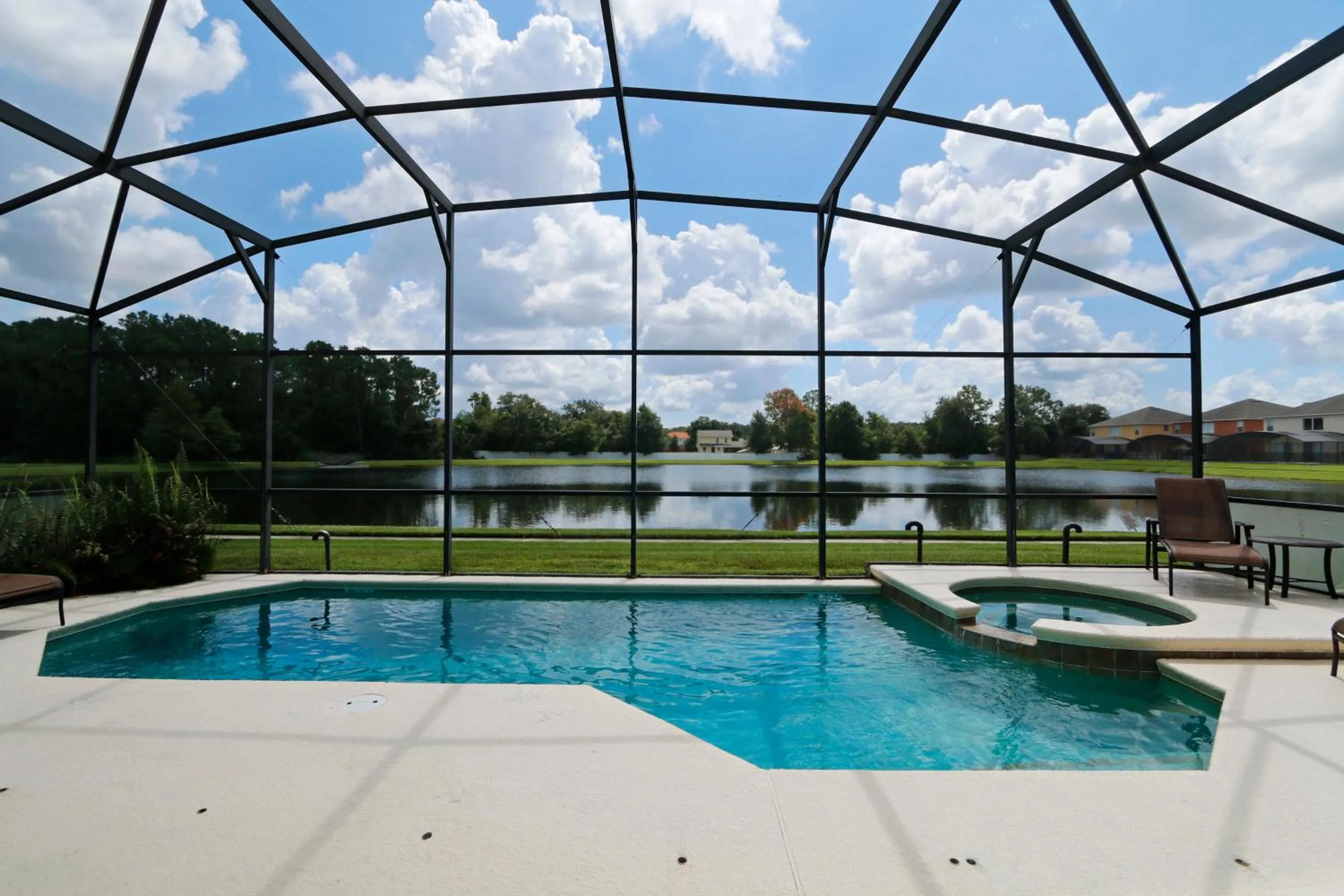 Patio in Seasons Villa 6 bedrooms, 4 masters and water view