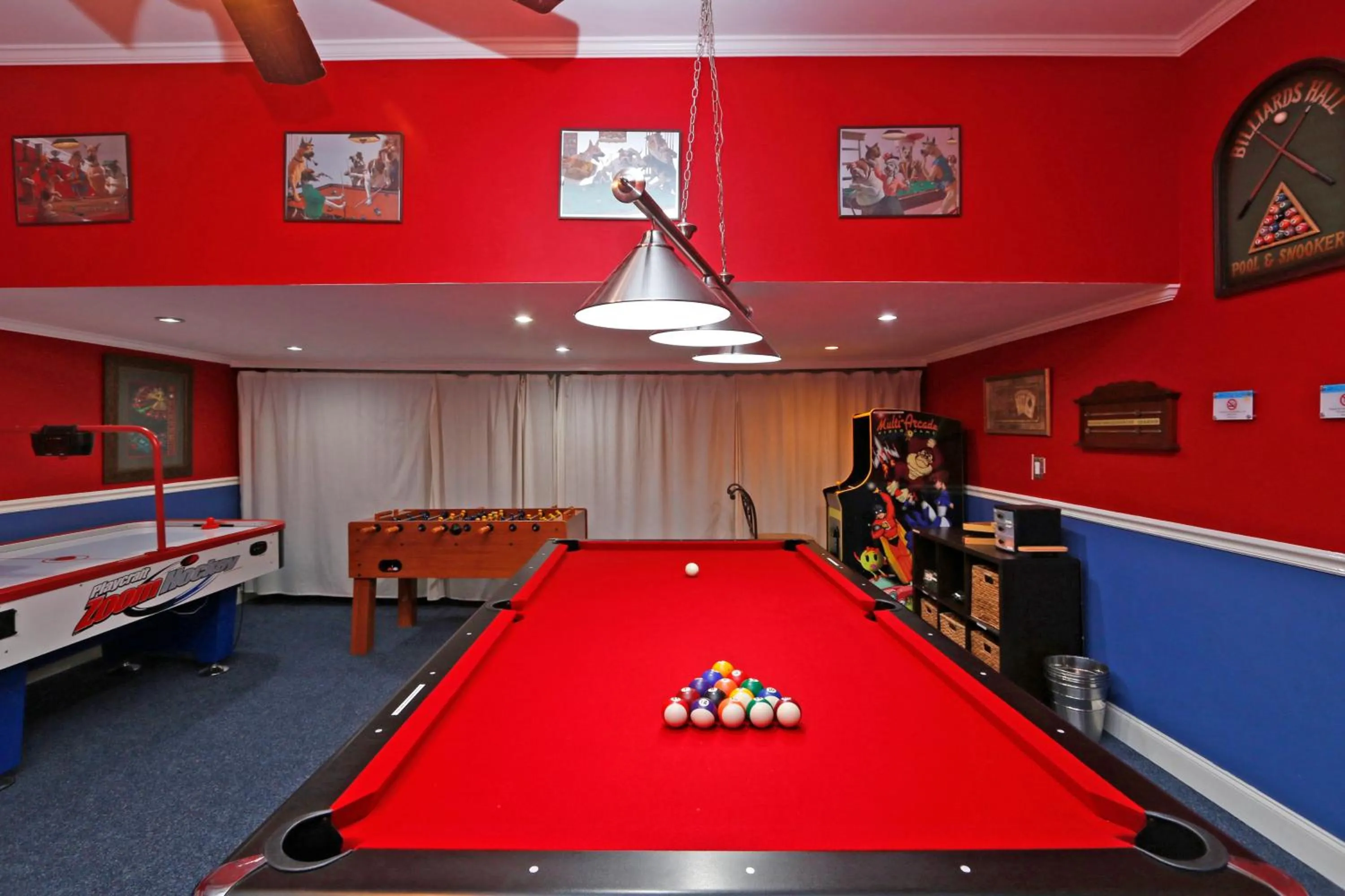 Billiard in Seasons Villa 6 bedrooms, 4 masters and water view