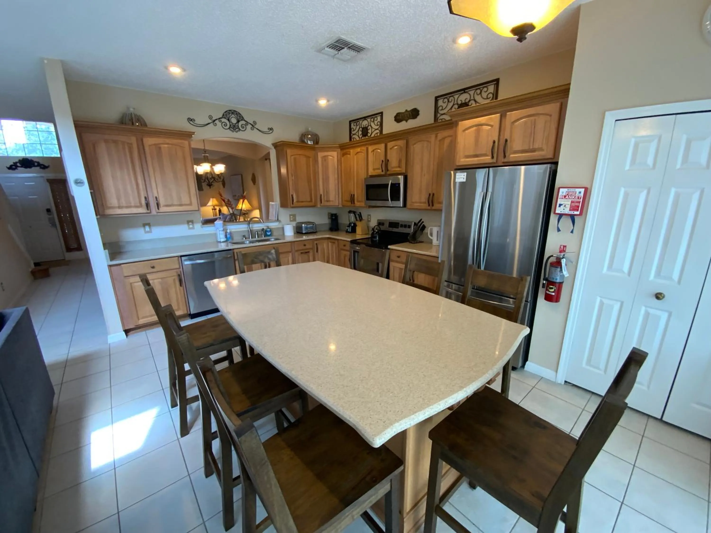 Kitchen or kitchenette in Seasons Villa 6 bedrooms, 4 masters and water view
