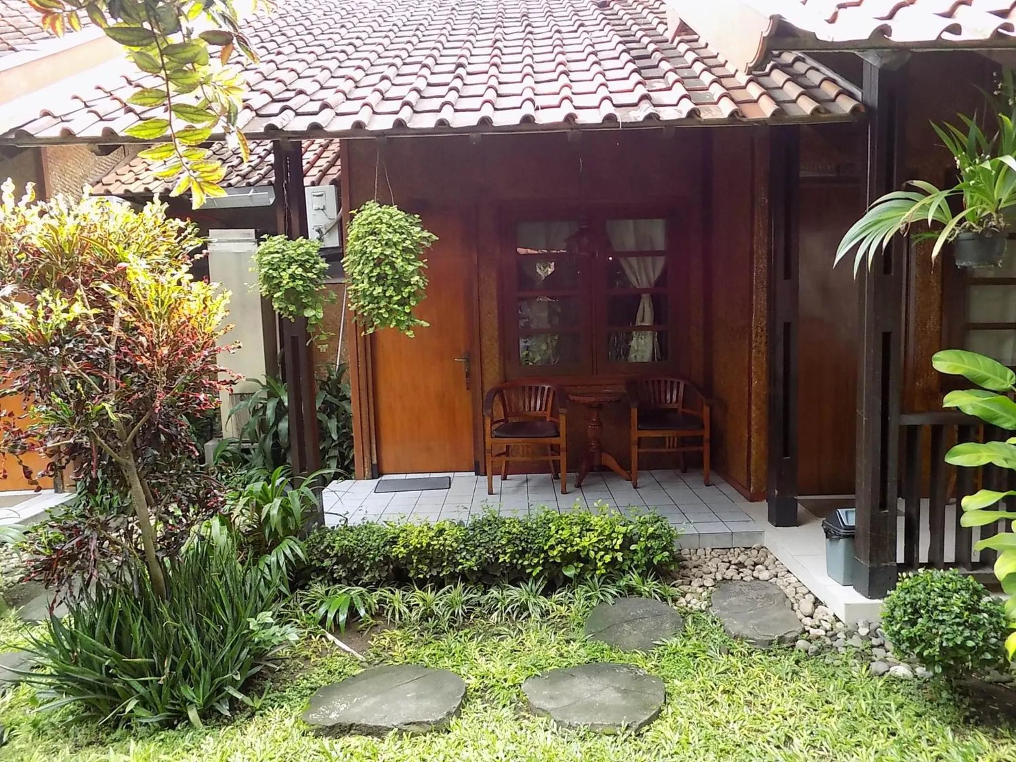 Garden view in Delta Homestay