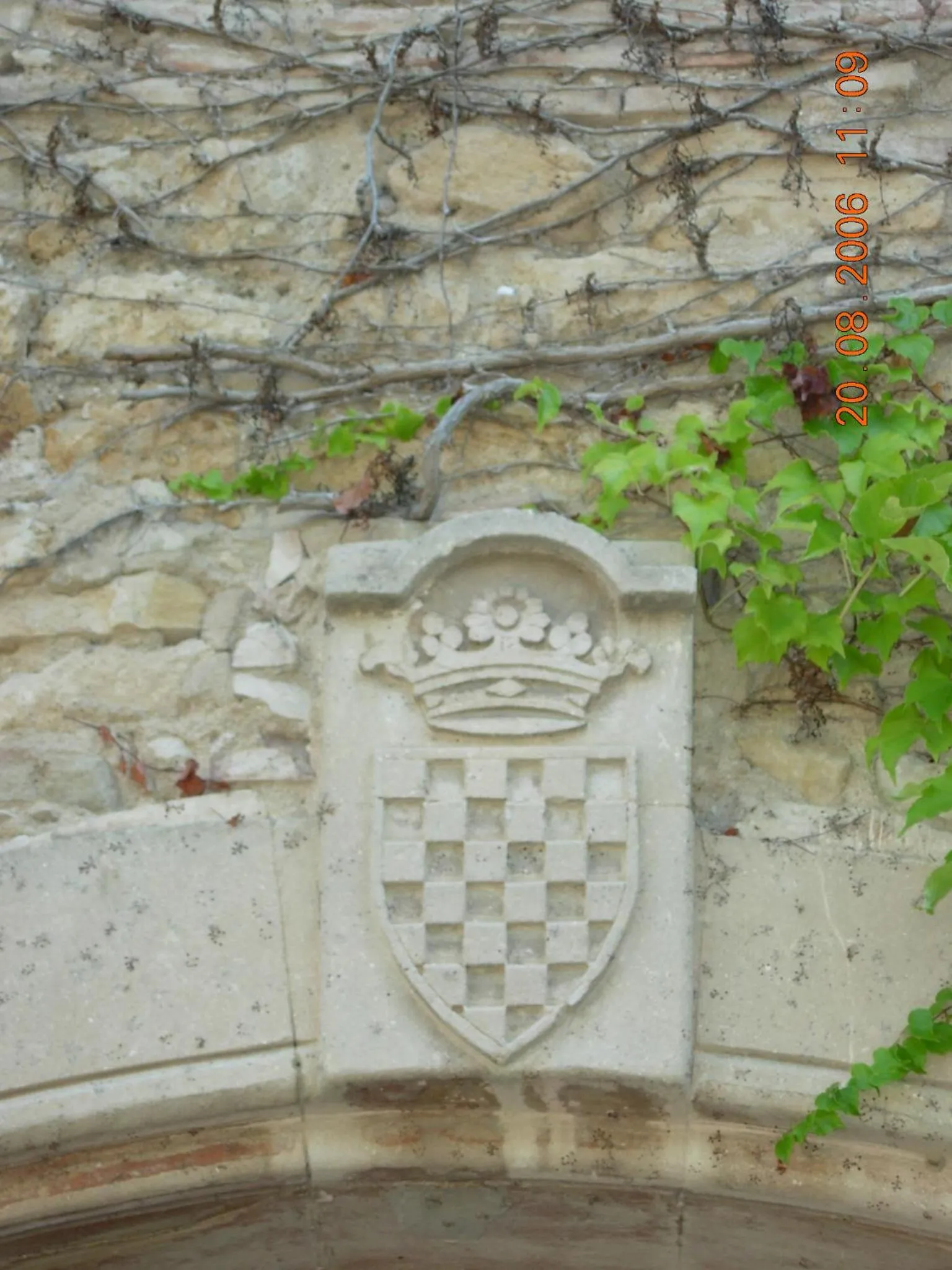 Decorative detail in Domaine de Lamartine