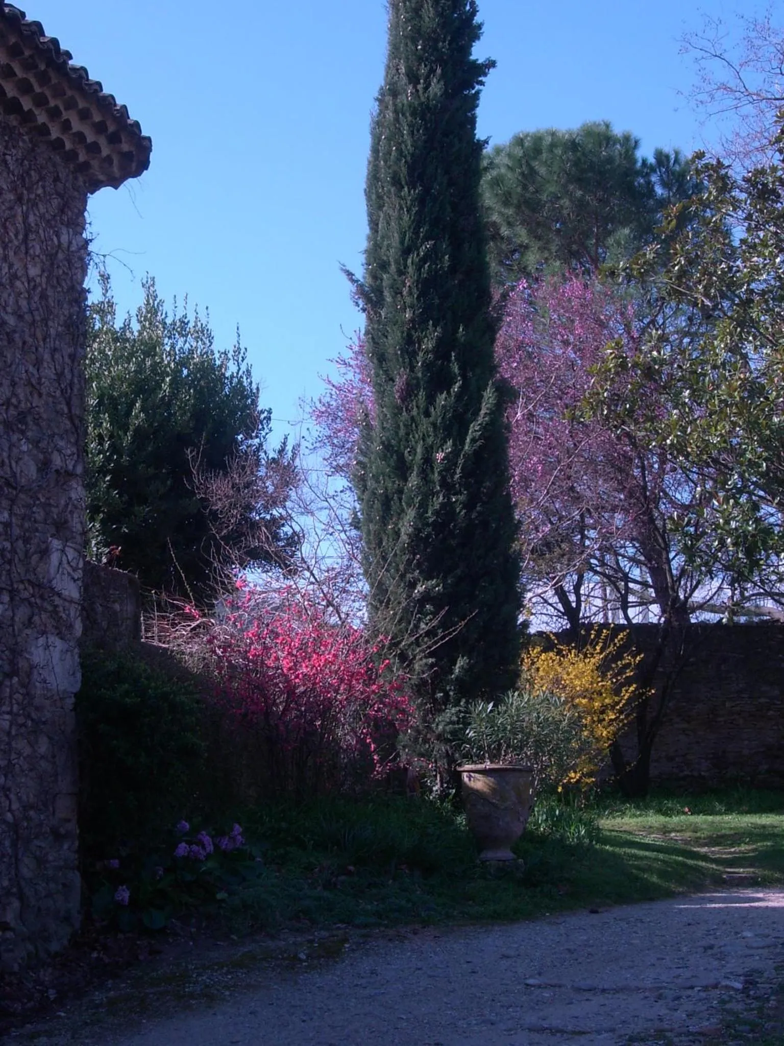Garden view in Domaine de Lamartine