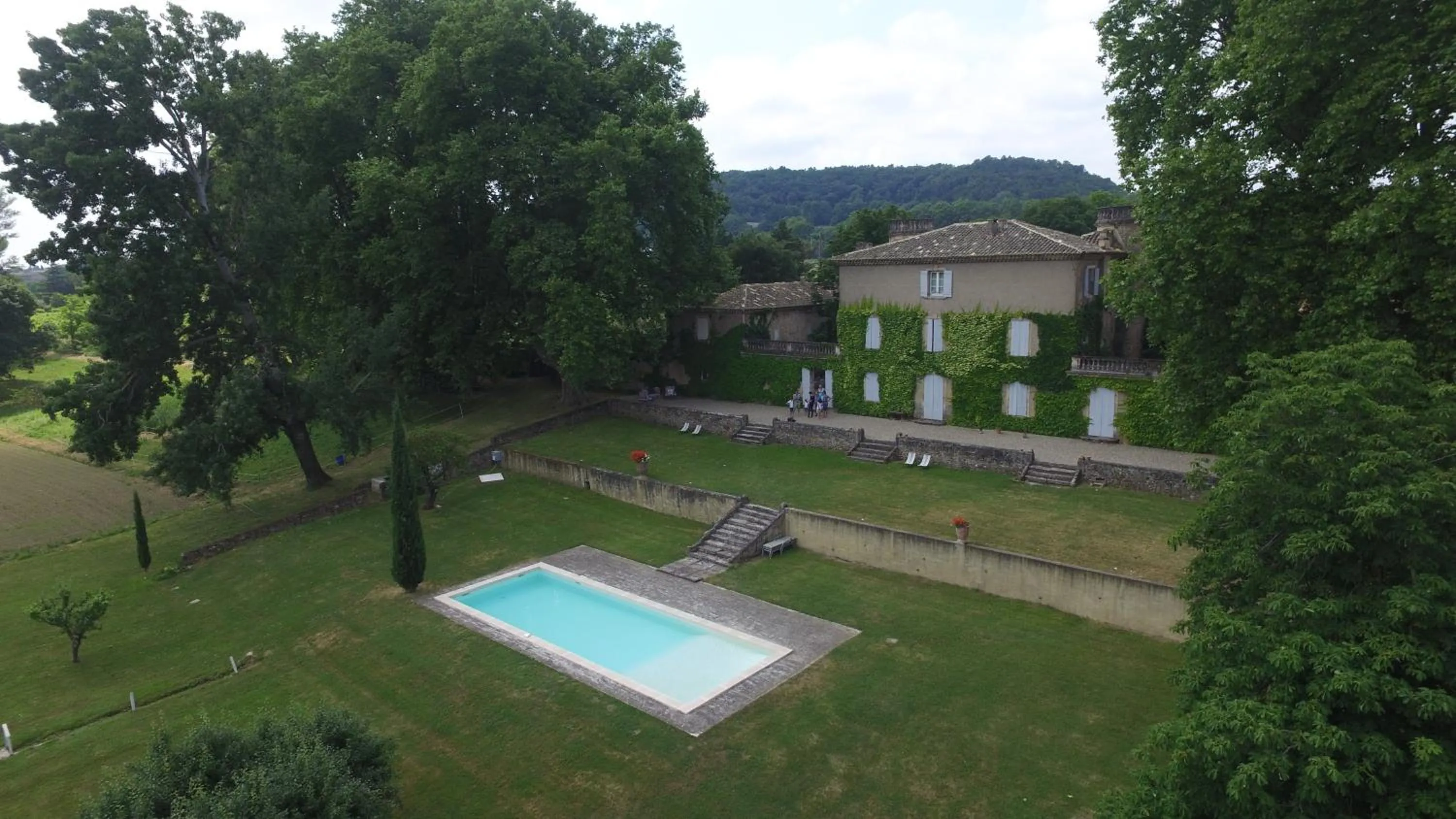 Bird's eye view in Domaine de Lamartine