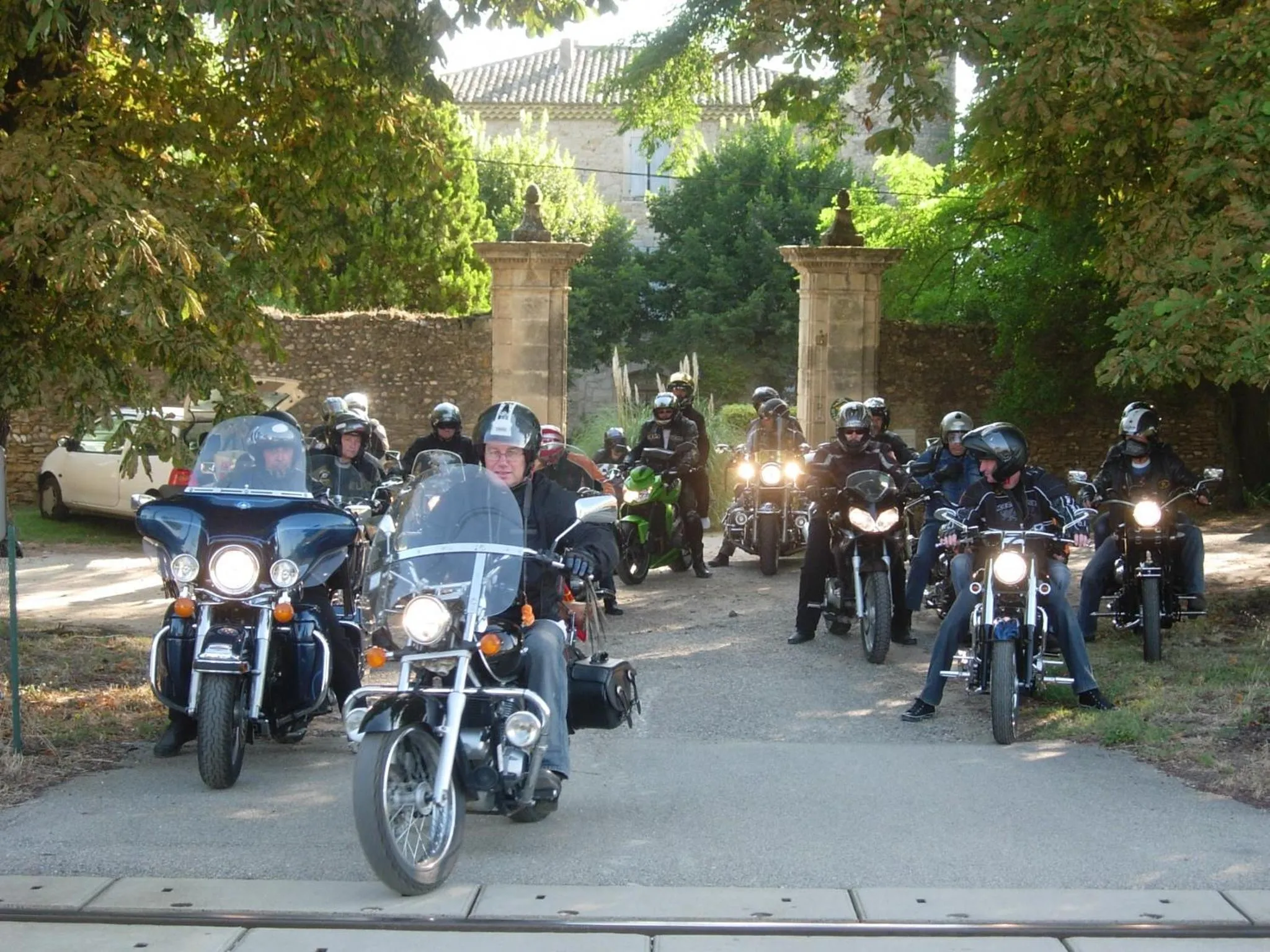 group of guests in Domaine de Lamartine